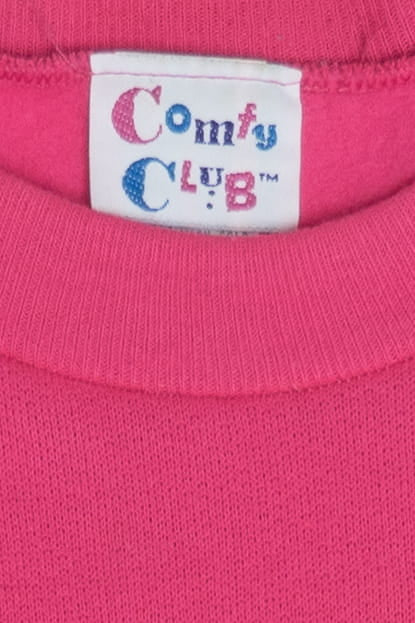 Vintage Embroidered Dog Comfy Club Long Sleep Sweatshirt (1980s)