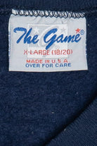 Vintage Notre Dame Fighting Irish Mascot Front/Back Print Sweatshirt (1990s)