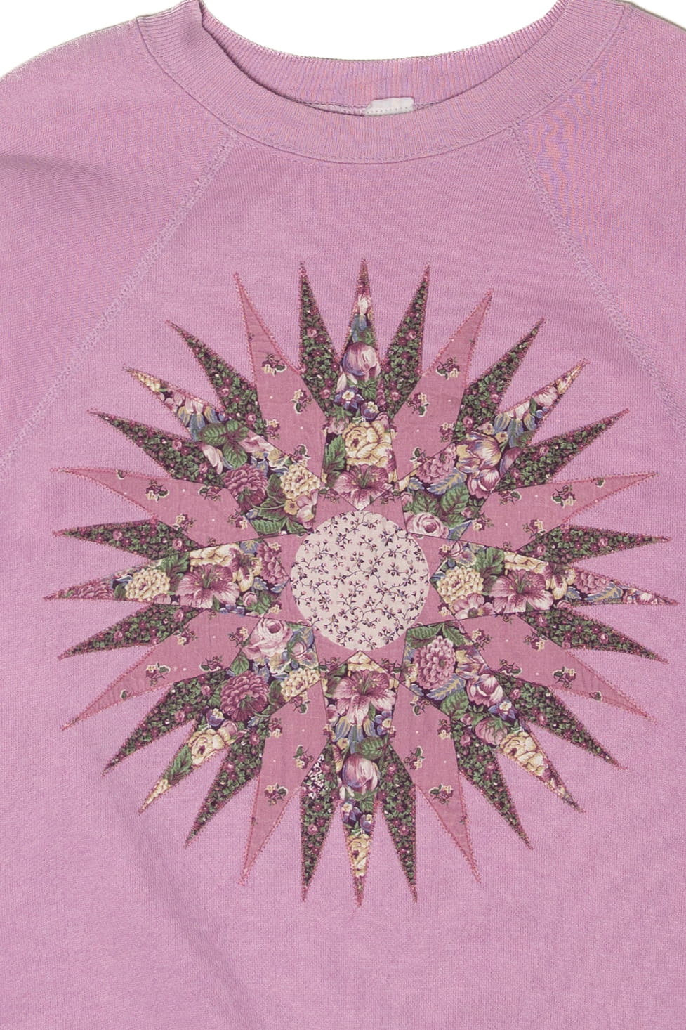 Vintage Pink Star Sweatshirt (1990s)
