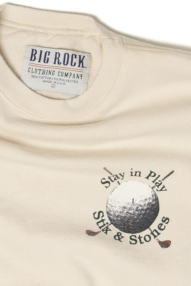Vintage Stix & Stones Stay In Play Golf Sweatshirt (1990s)