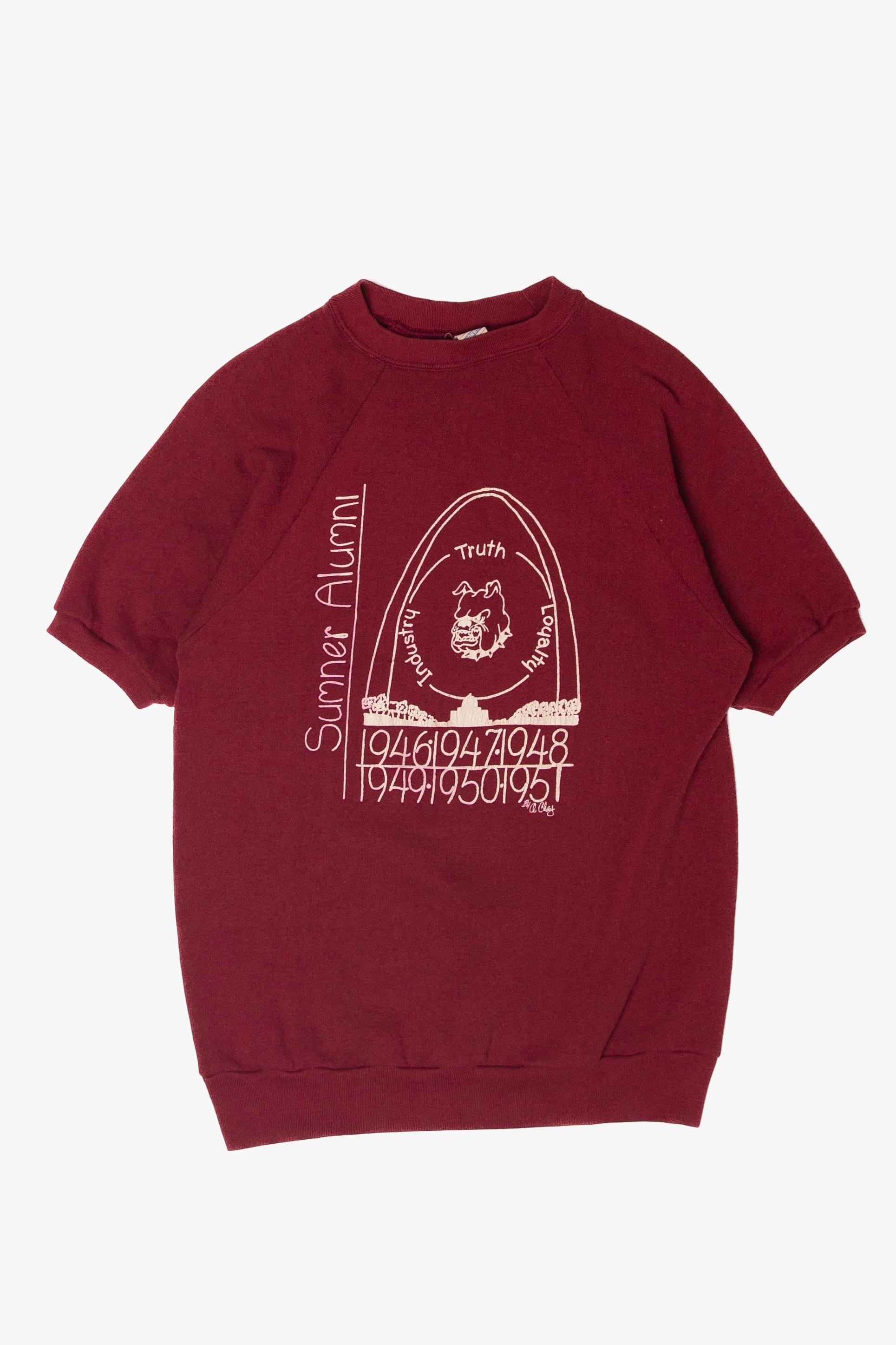 Vintage Summer Alumni Short Sleeve Sweatshirt (1970s)