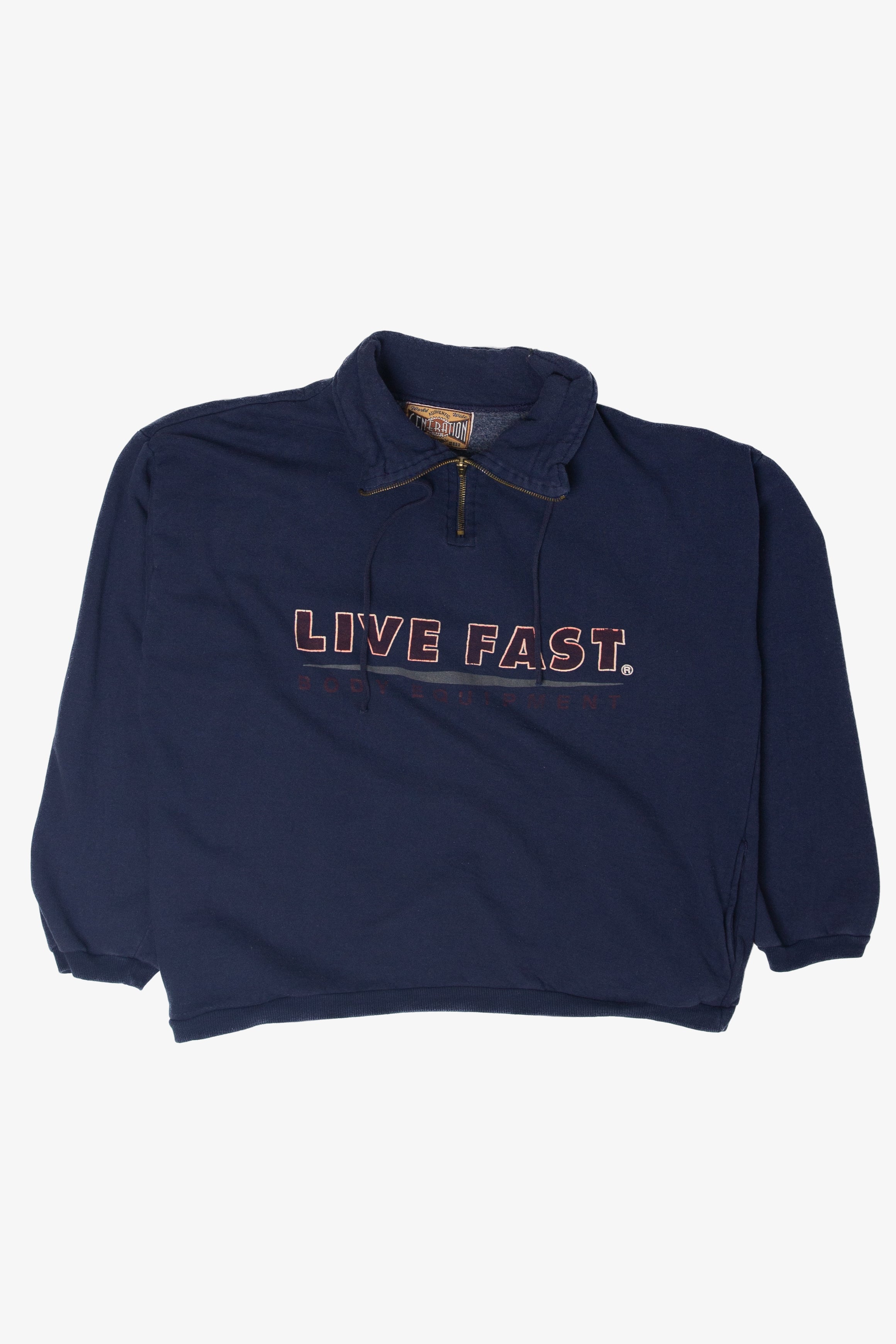 Vintage Live Fast Sweatshirt (1990s)