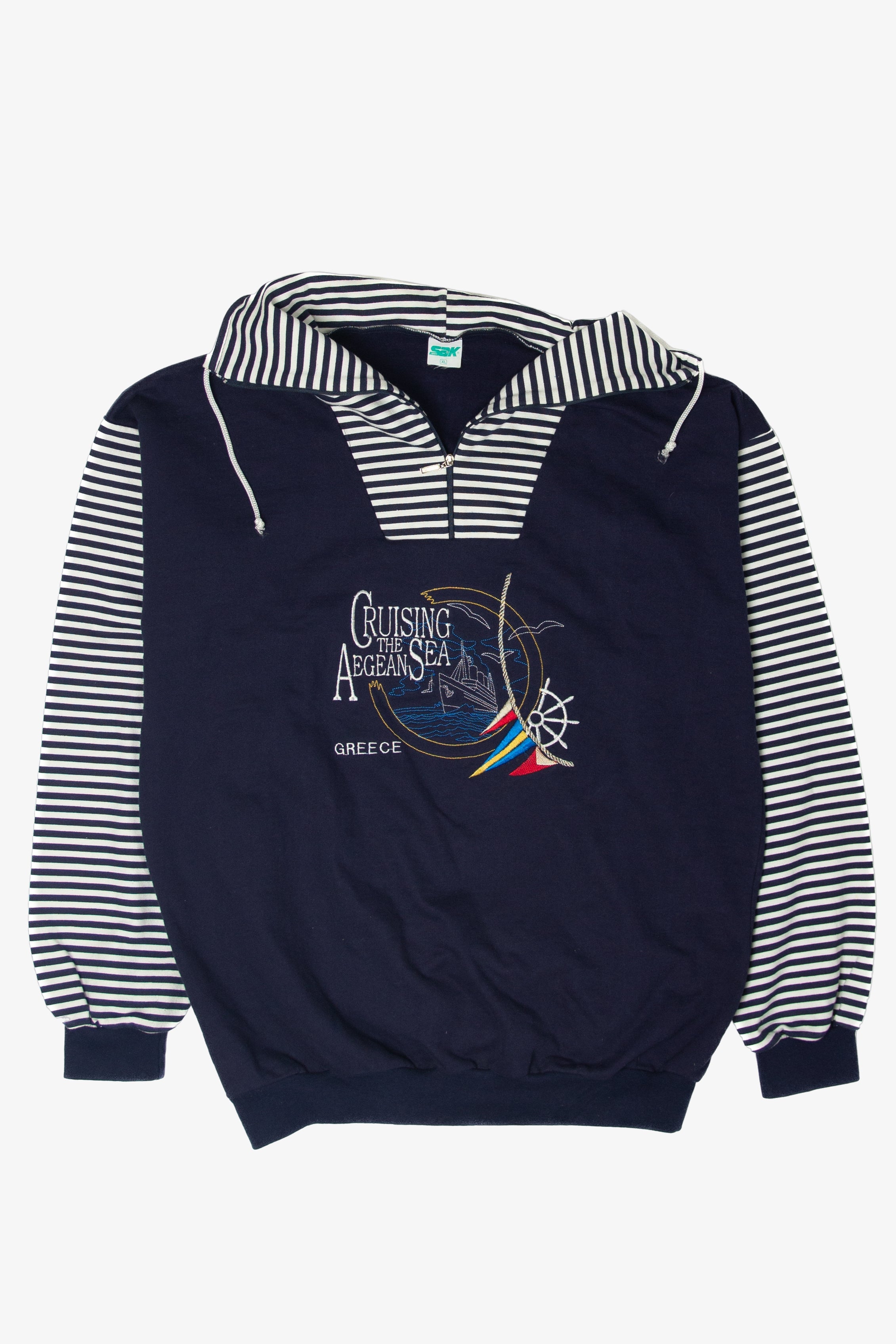 Vintage Cruising The Aegean Sea, Greece Sweatshirt (1990s)
