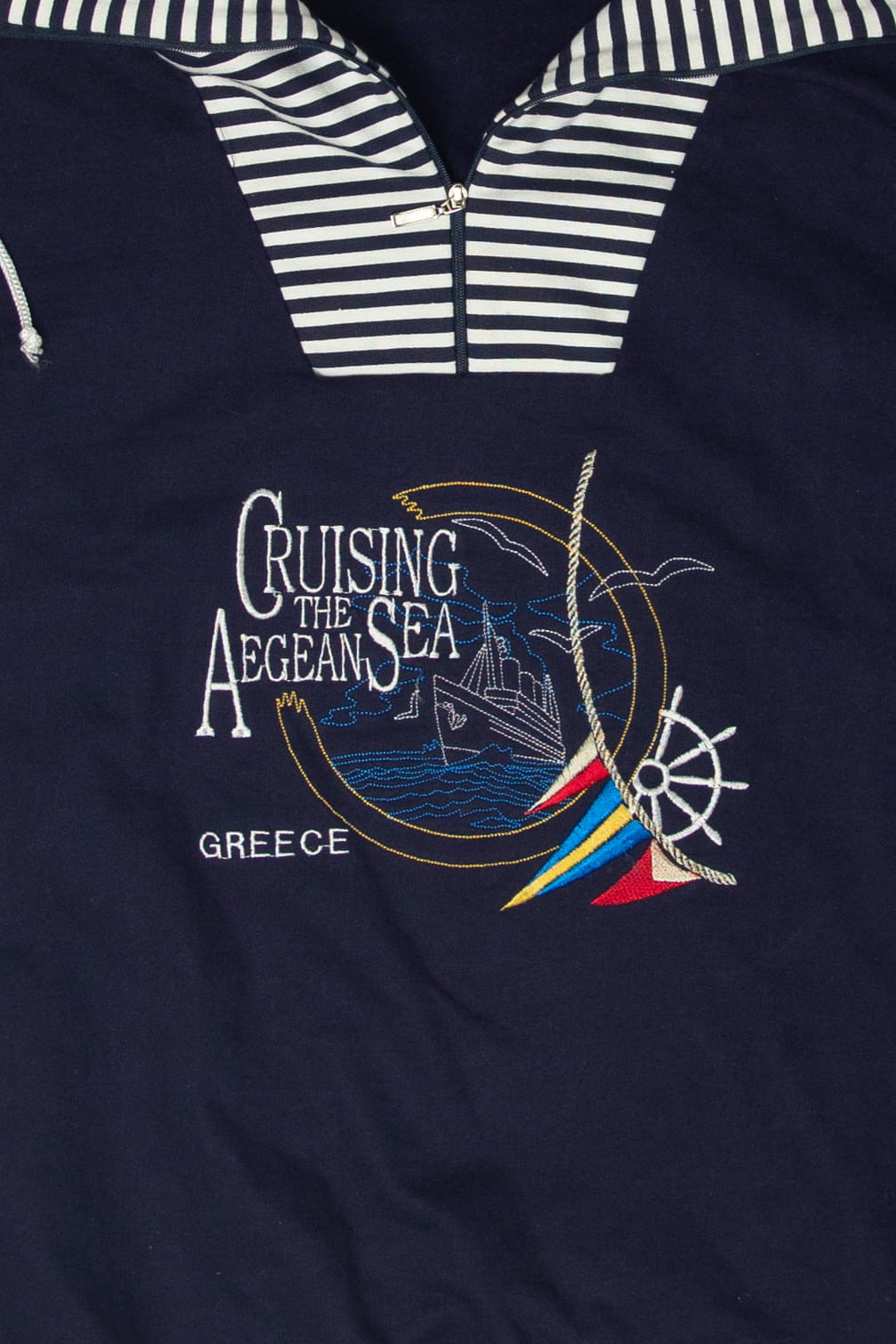 Vintage Cruising The Aegean Sea, Greece Sweatshirt (1990s)
