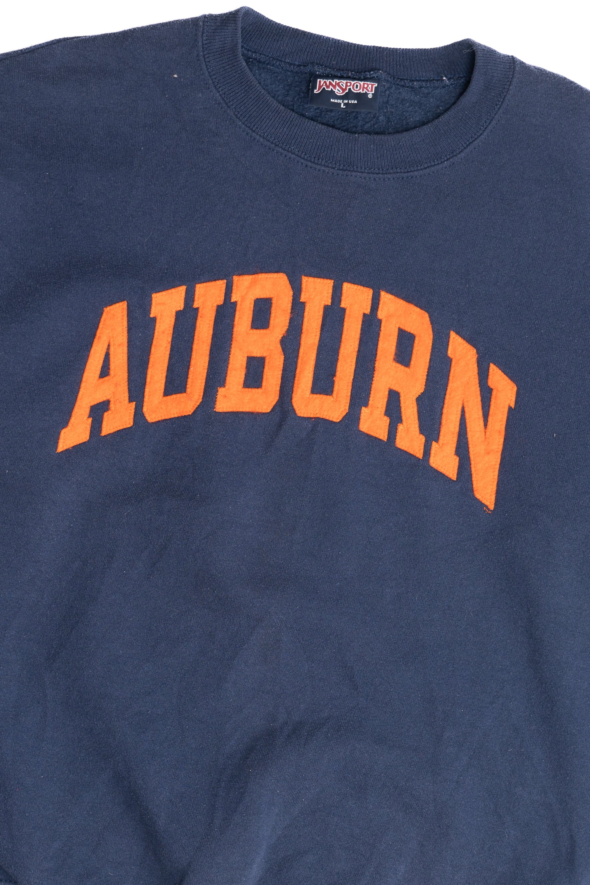 Vintage "Auburn" University Tackle Twill Jansport Sweatshirt (1990s)