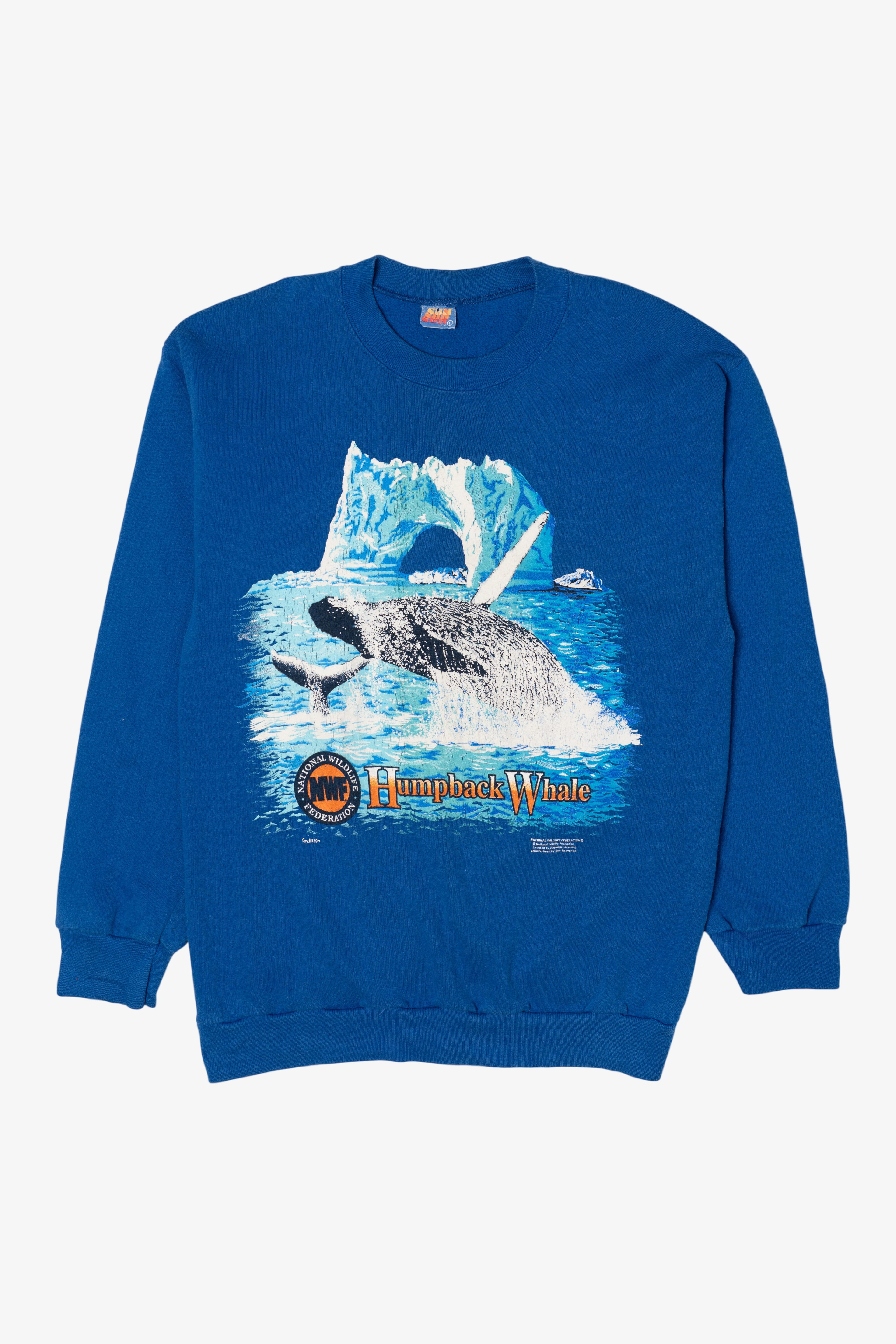 Vintage Humpback Whale National Wildlife Federation Sweatshirt (1980s)