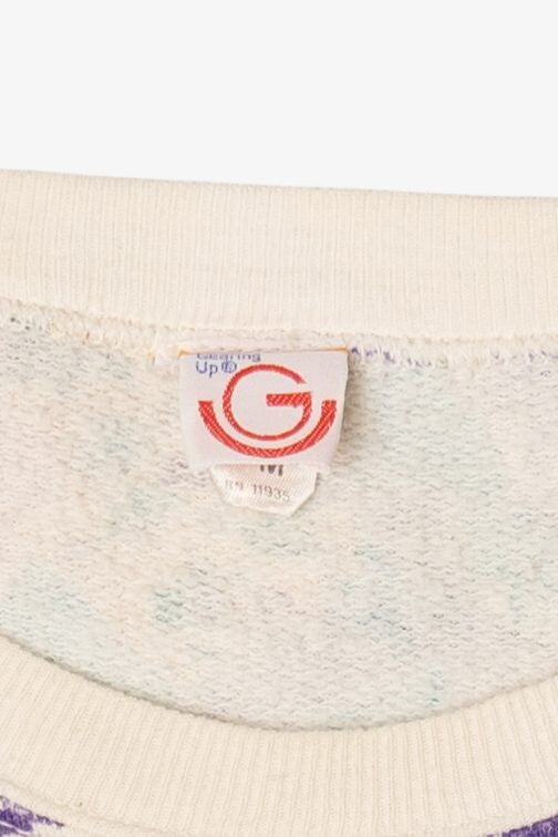 Vintage Flowers Gearing Up Sweatshirt (1990s)