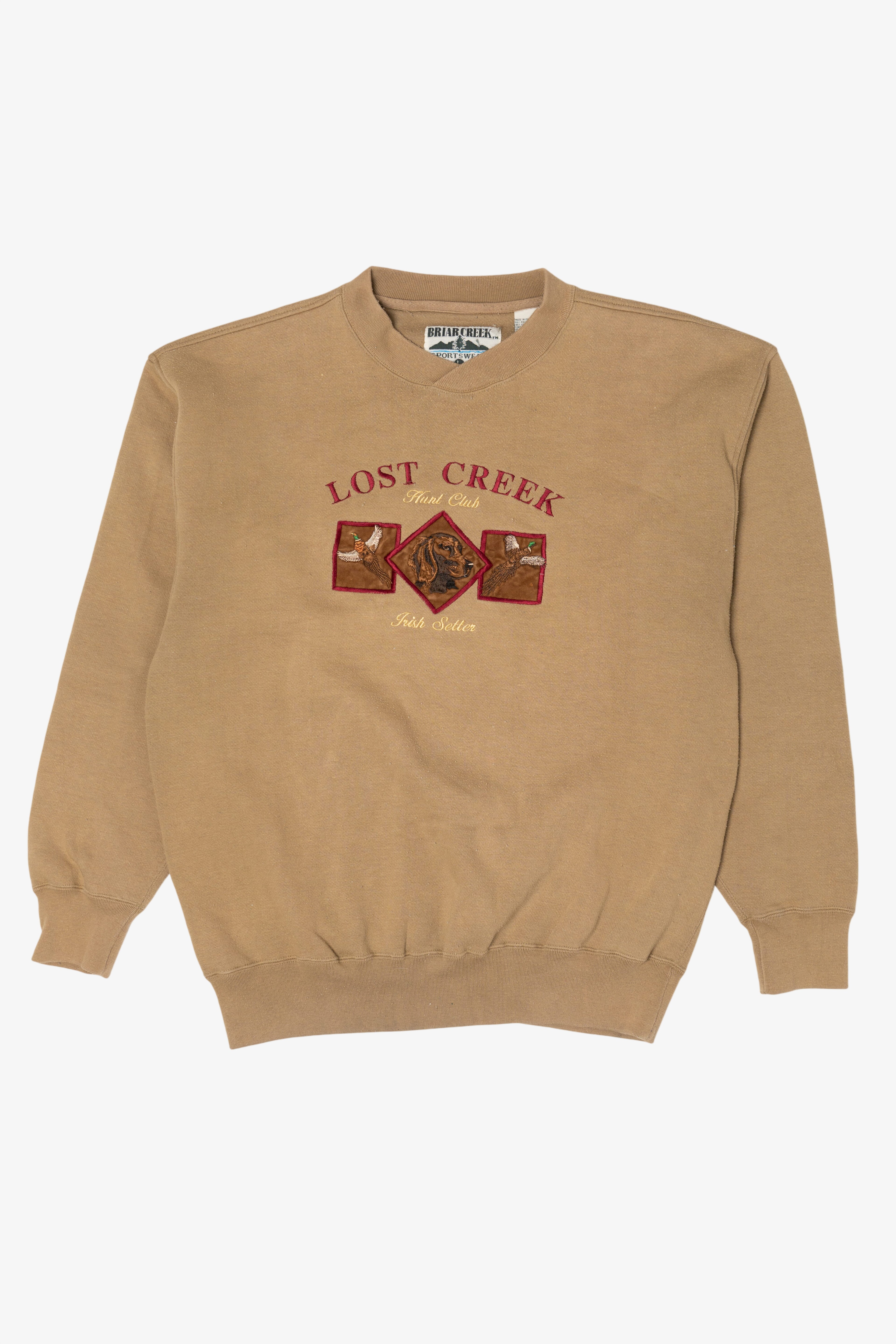 Vintage "Lost Creek Hunt Club Irish Setter" Briar Creek Sweatshirt (2000s)
