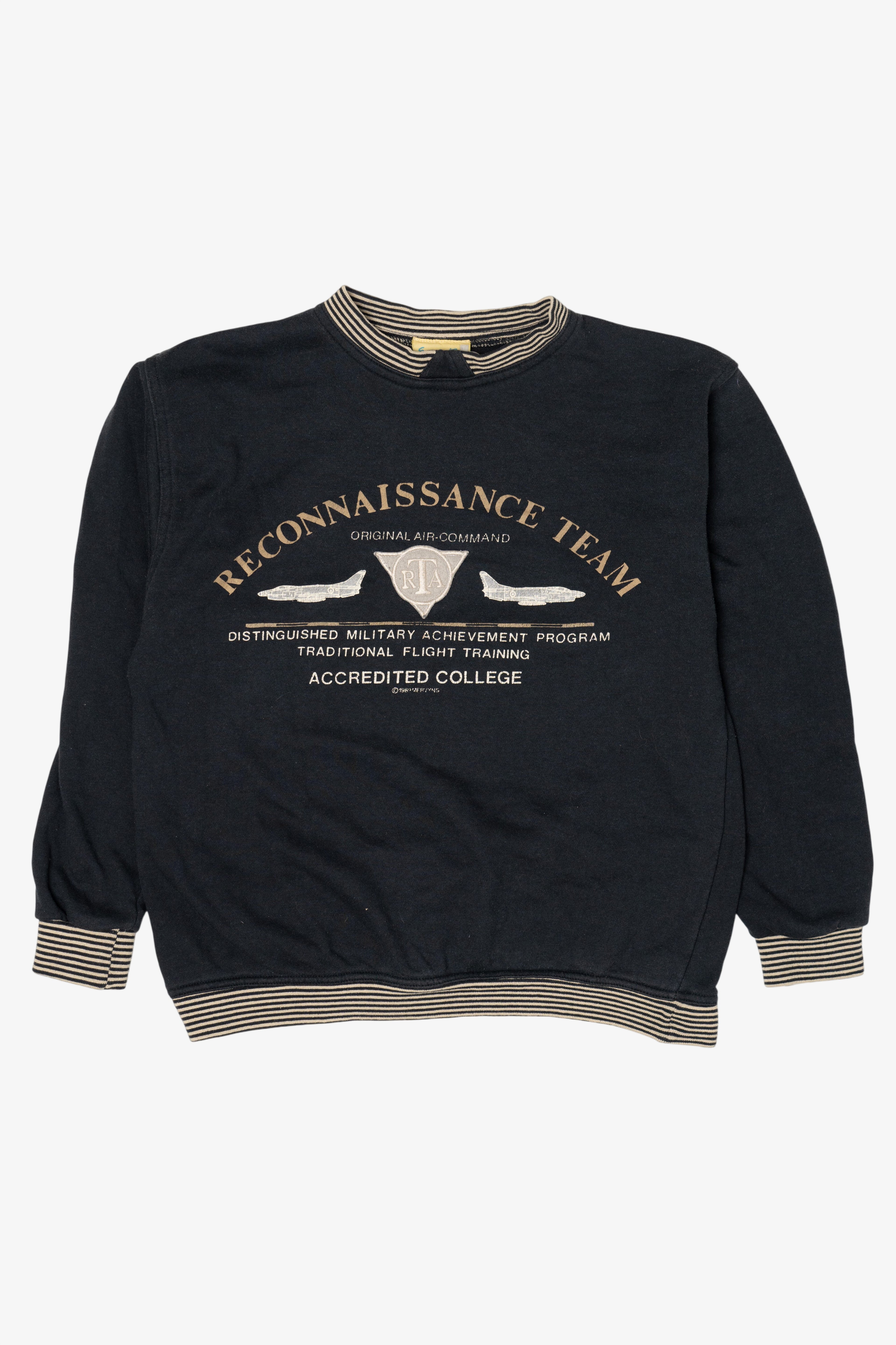 Vintage Reconnaissance Team Air Command Accredited College Sweatshirt (1980s)