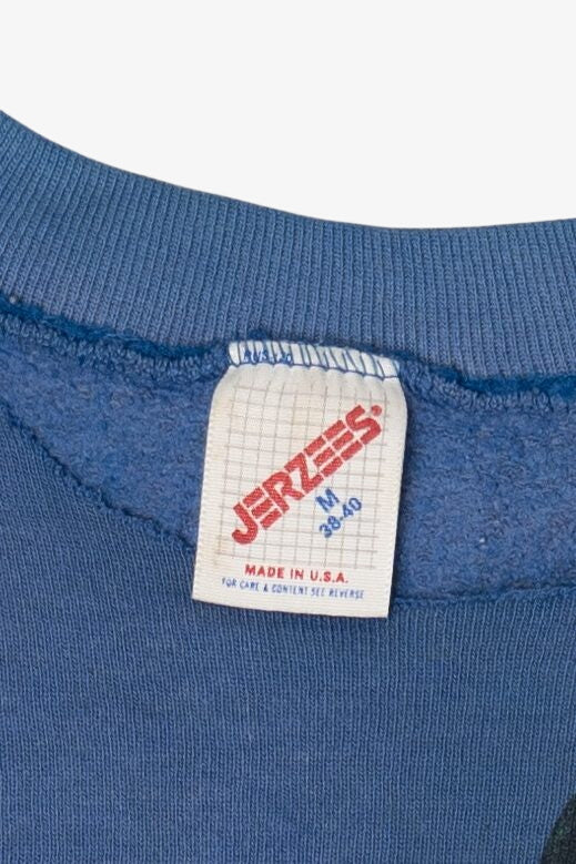 Vintage Distressed Ducks Flying Past Moon Raglan Sweatshirt (1990s)