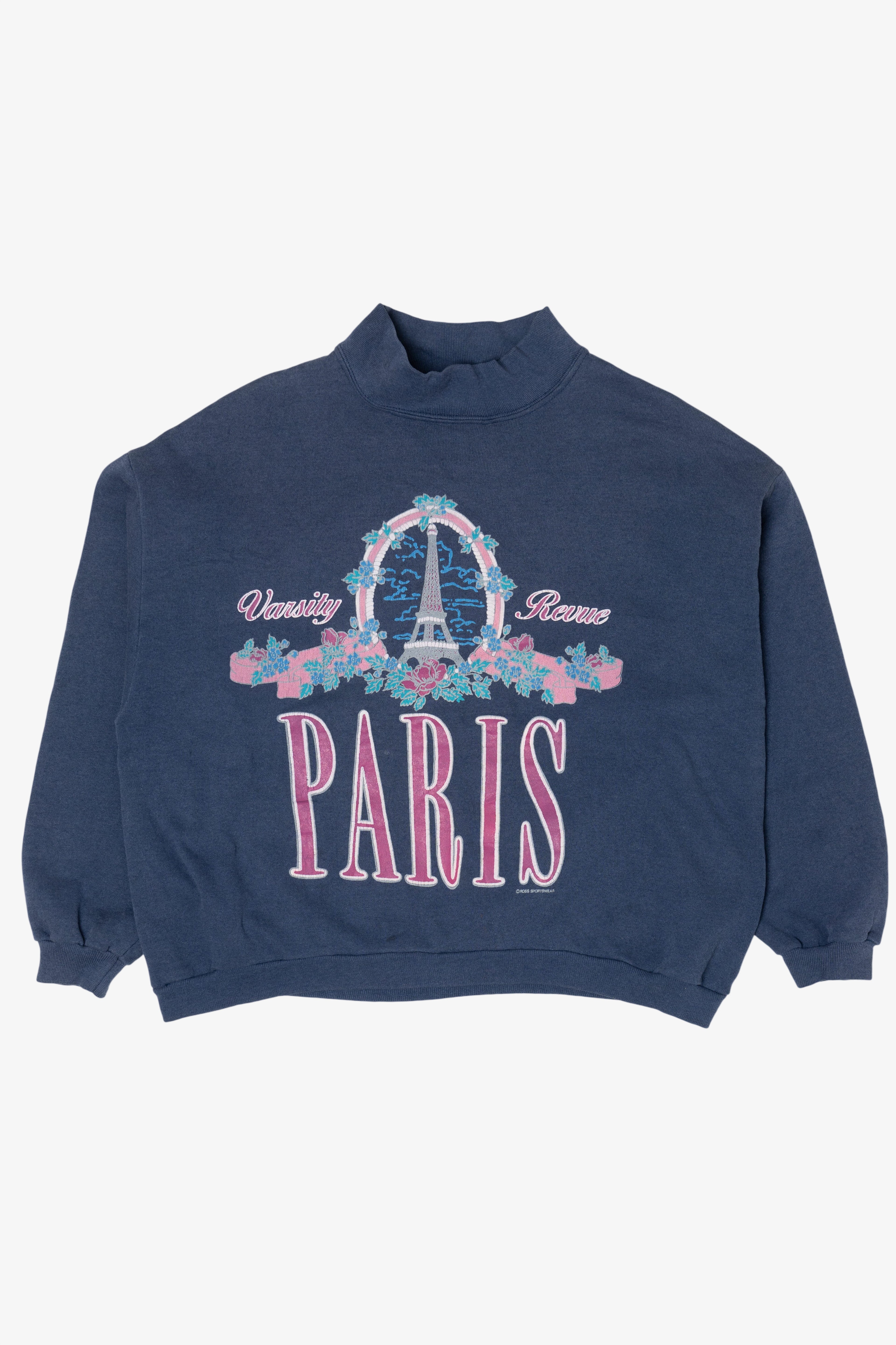 Vintage Varsity Revue Paris Sweatshirt (1990s)