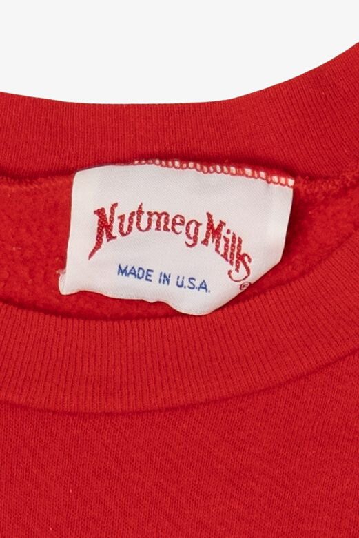 Vintage Red North Garland Raiders Sweatshirt (1980s)