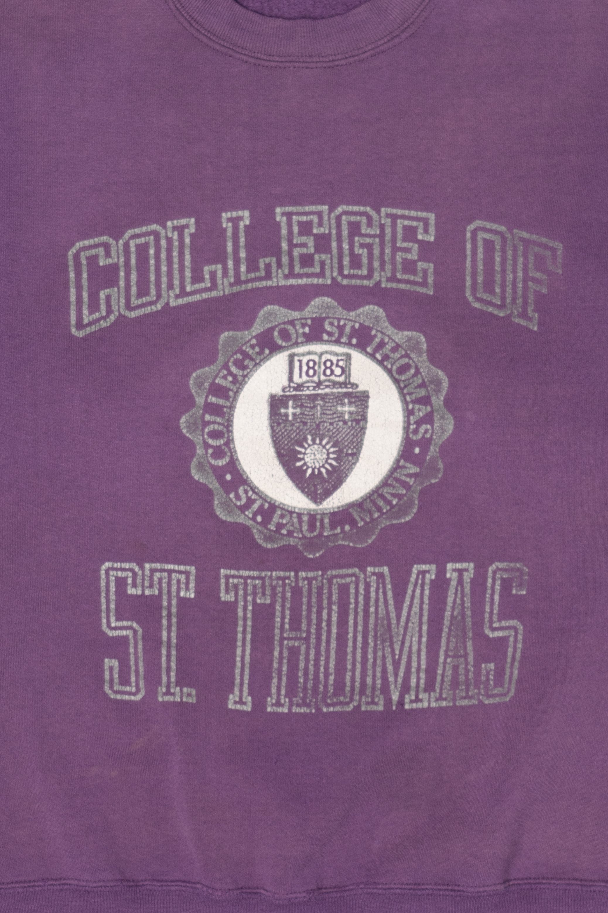 Vintage Purple College Of St. Thomas Sweatshirt (1990s)