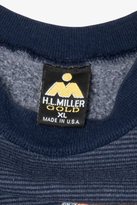 Vintage Penn State Nittany Lions Striped Sweatshirt (1990s)