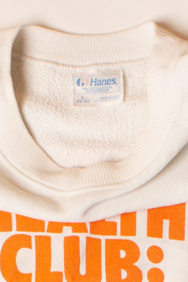Vintage My Health Club Sweatshirt (1990s)