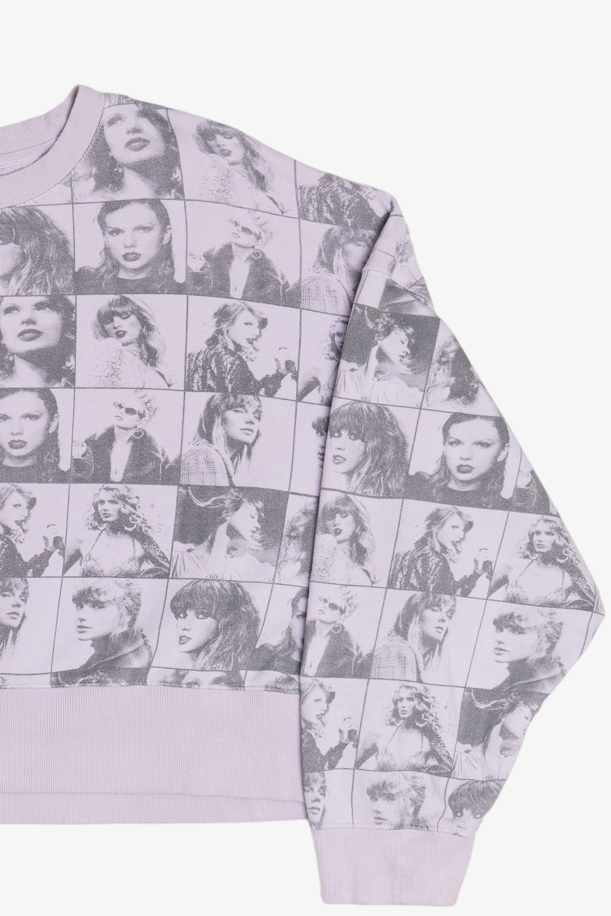 Taylor Swift The Eras Tour All Over Print Cropped Sweatshirt (2020s)