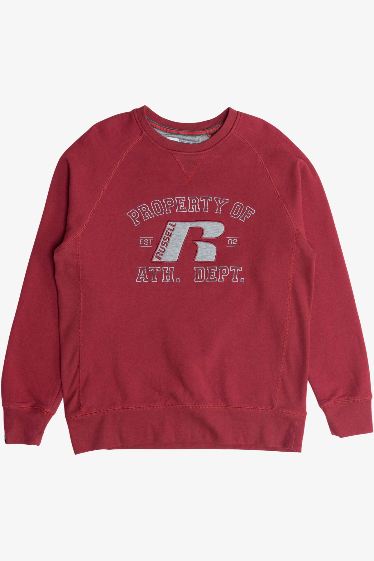 "Property Of Russell Ath. Dept." Embroidered Sweatshirt (2010s)