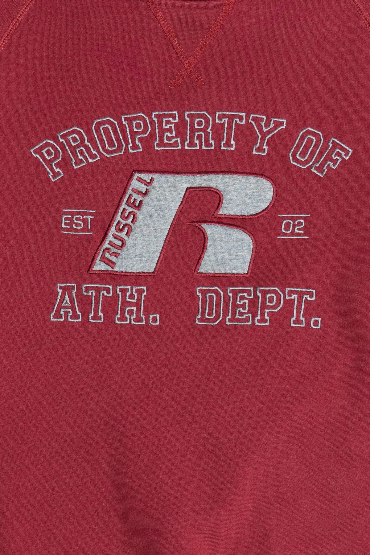 "Property Of Russell Ath. Dept." Embroidered Sweatshirt (2010s)