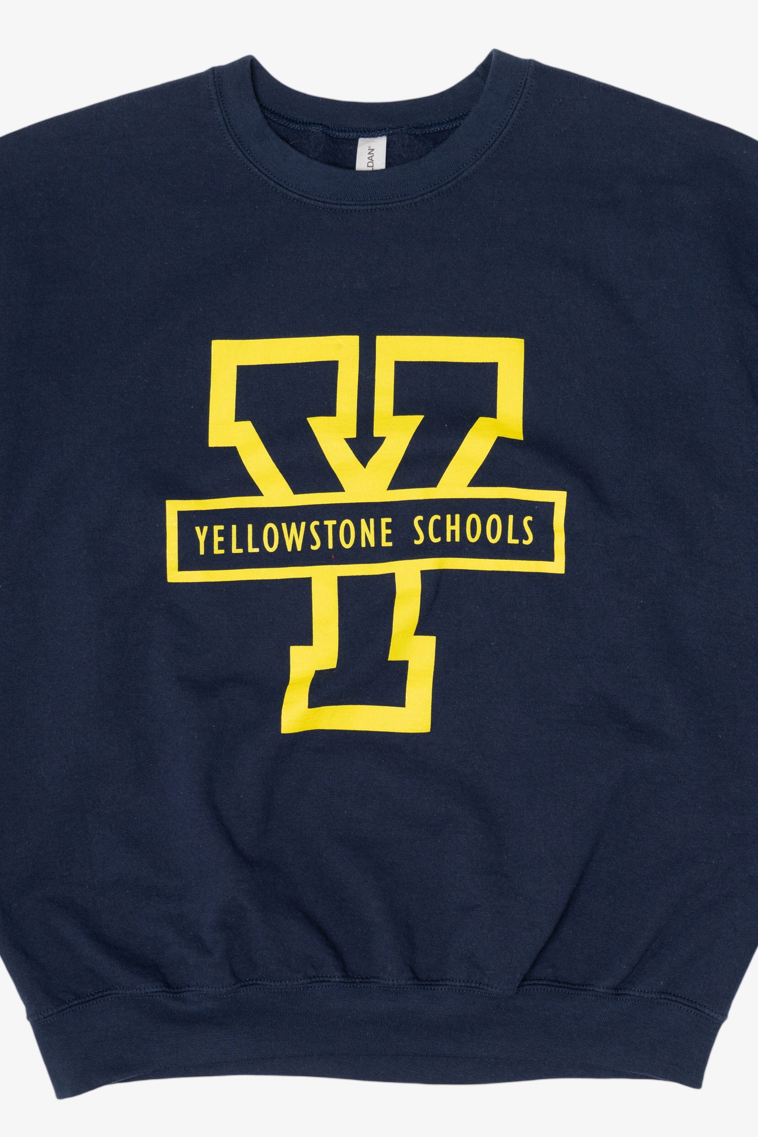 Navy Blue Yellowstone Schools Sweatshirt (2010s)