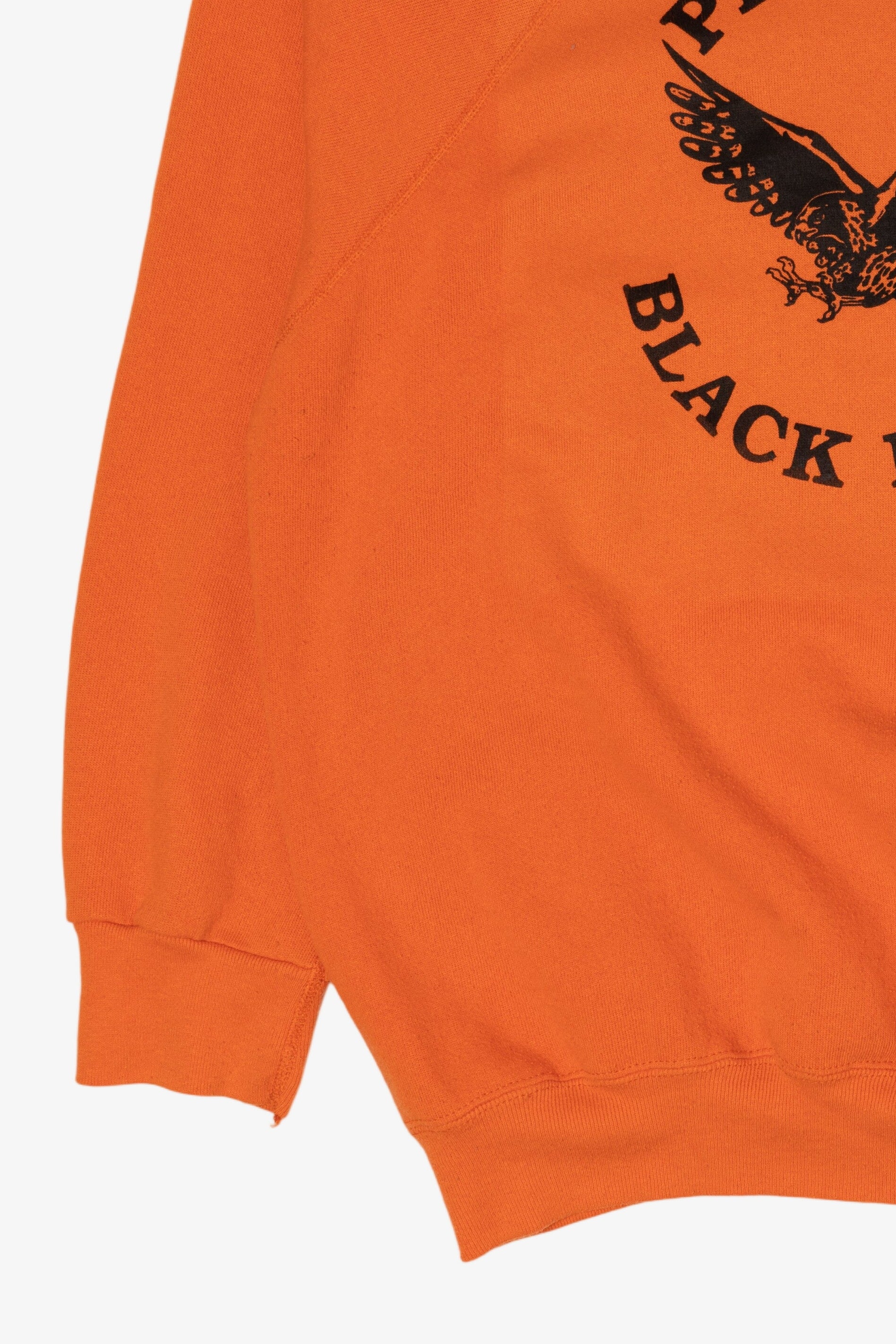 Vintage Orange Phillips Black Hawks Raglan Sweatshirt (1990s)