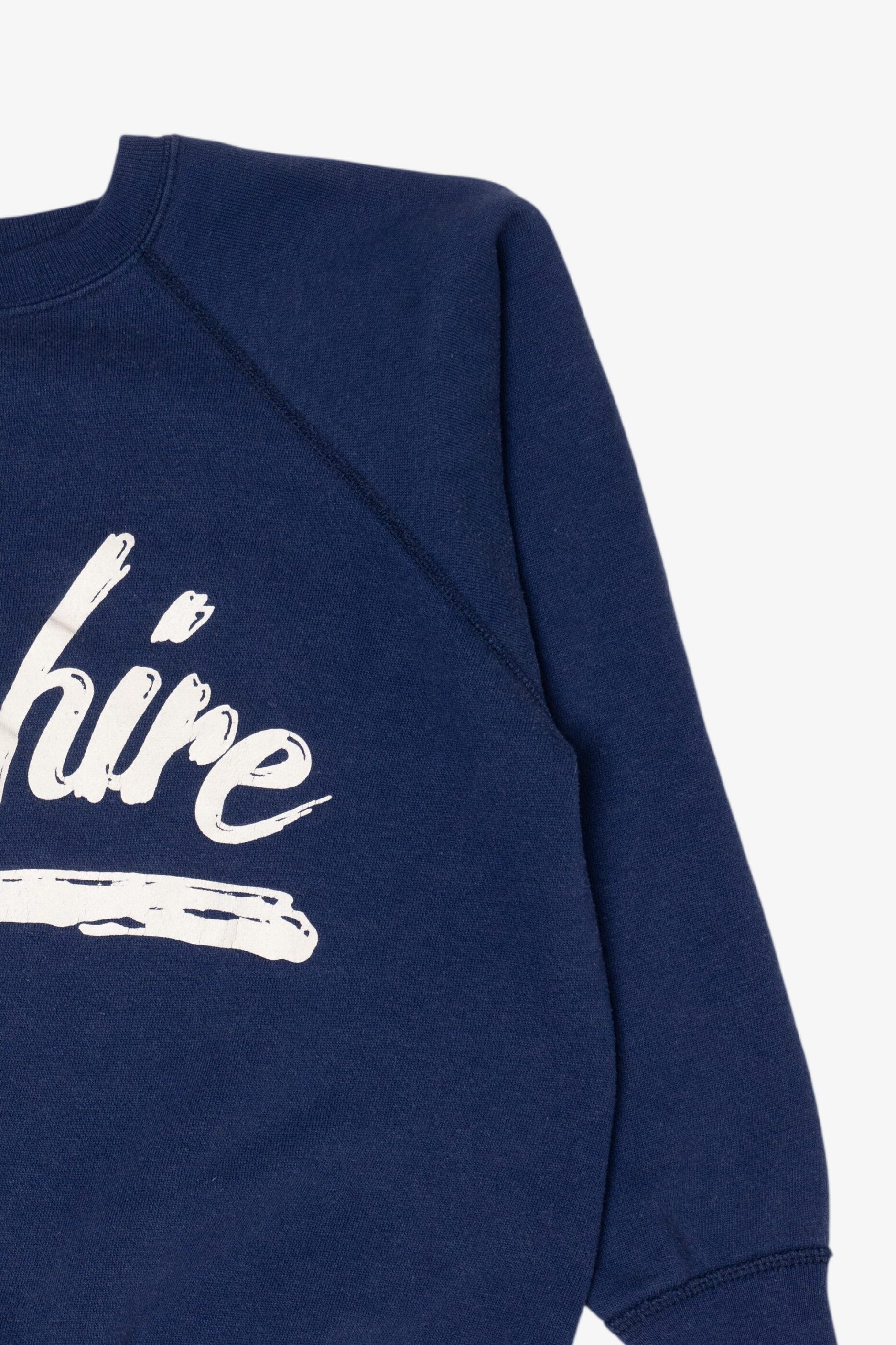 Vintage Navy Blue "Cheshire" Raglan Sweatshirt (1990s)
