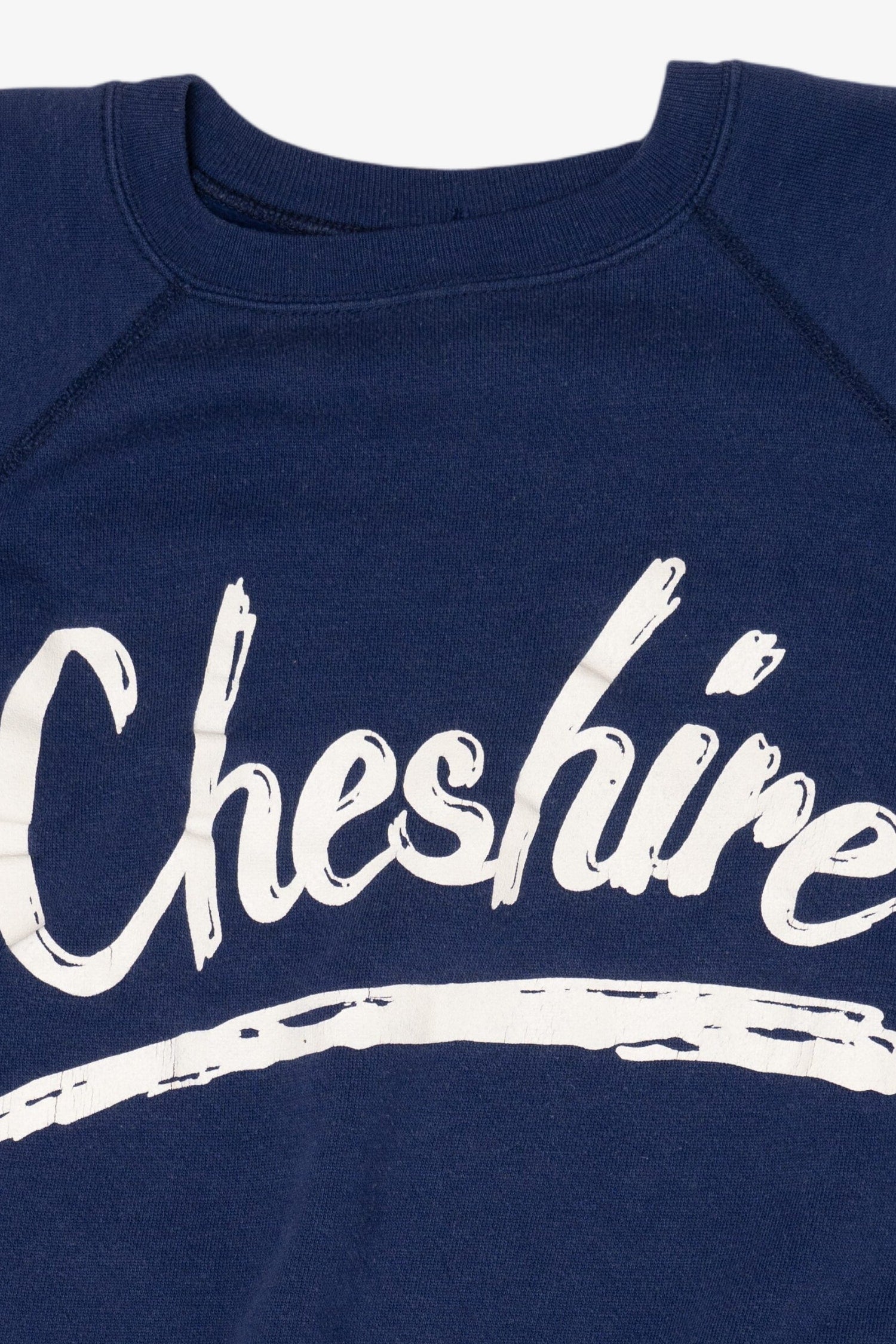 Vintage Navy Blue "Cheshire" Raglan Sweatshirt (1990s)