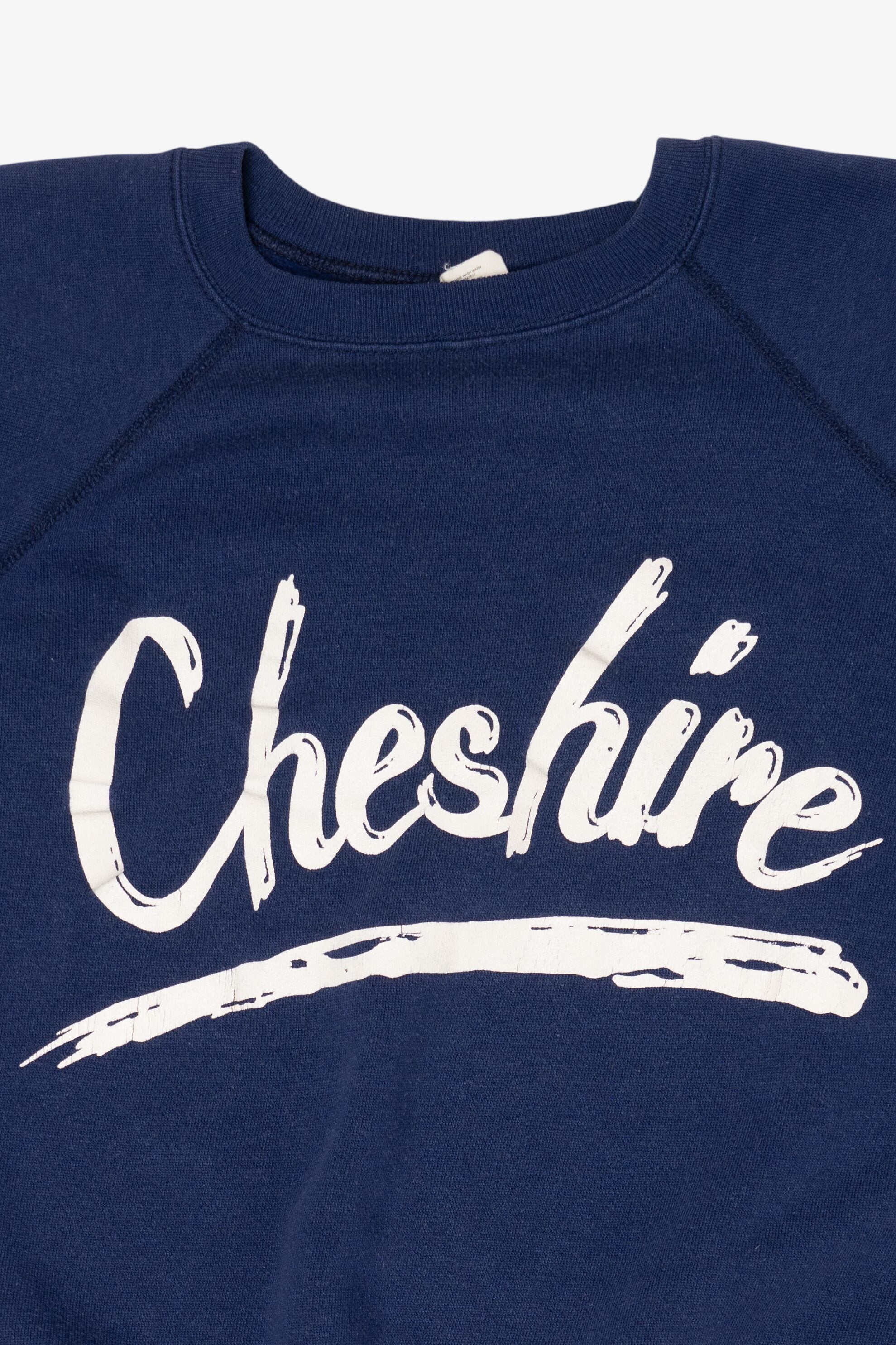 Vintage Navy Blue "Cheshire" Raglan Sweatshirt (1990s)