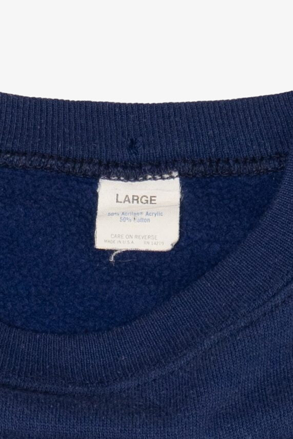 Vintage Navy Blue "Cheshire" Raglan Sweatshirt (1990s)