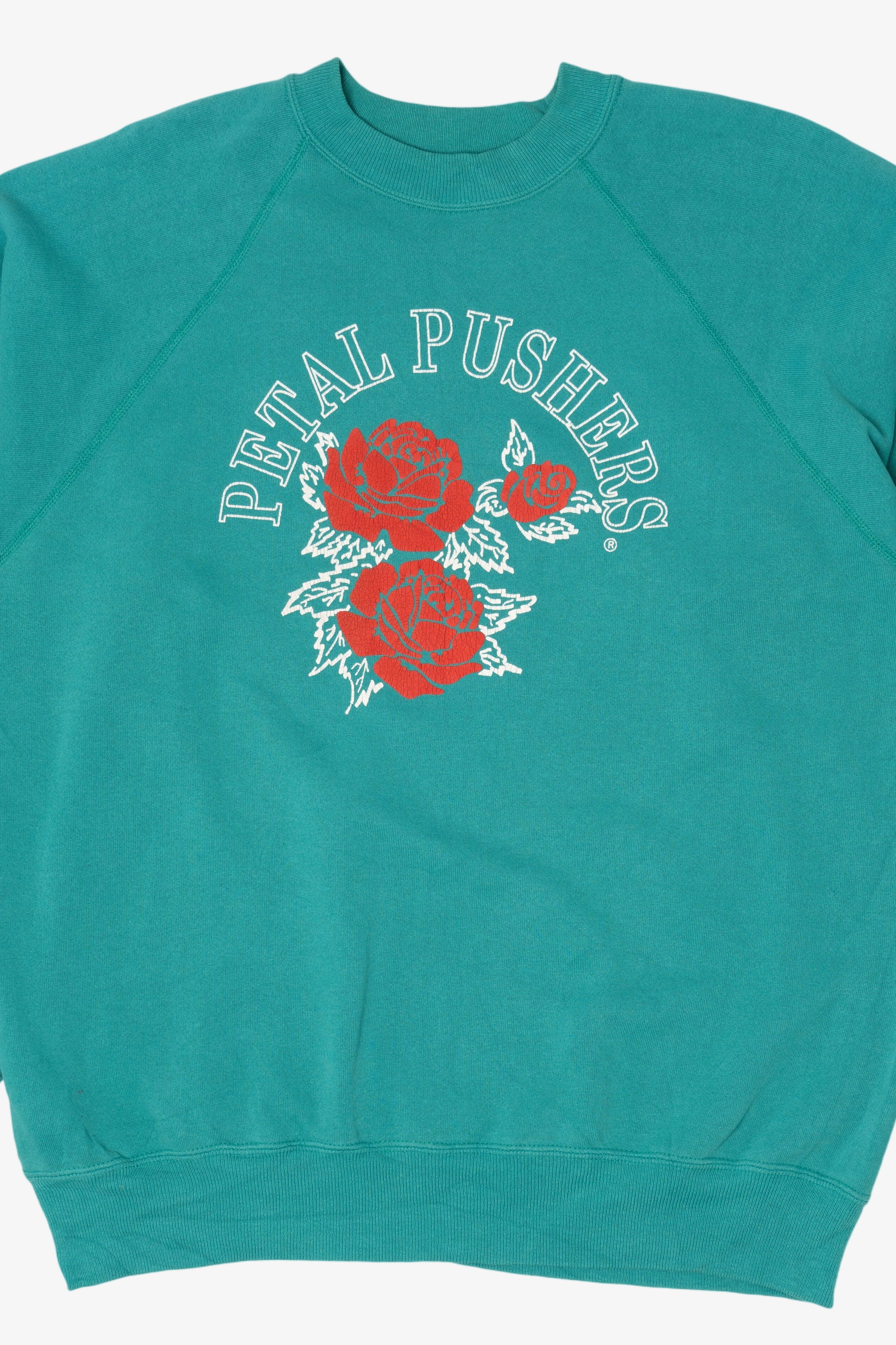 Vintage Petal Pushers Rose Parade Lutheran Hour Raglan Sweatshirt (1990s)