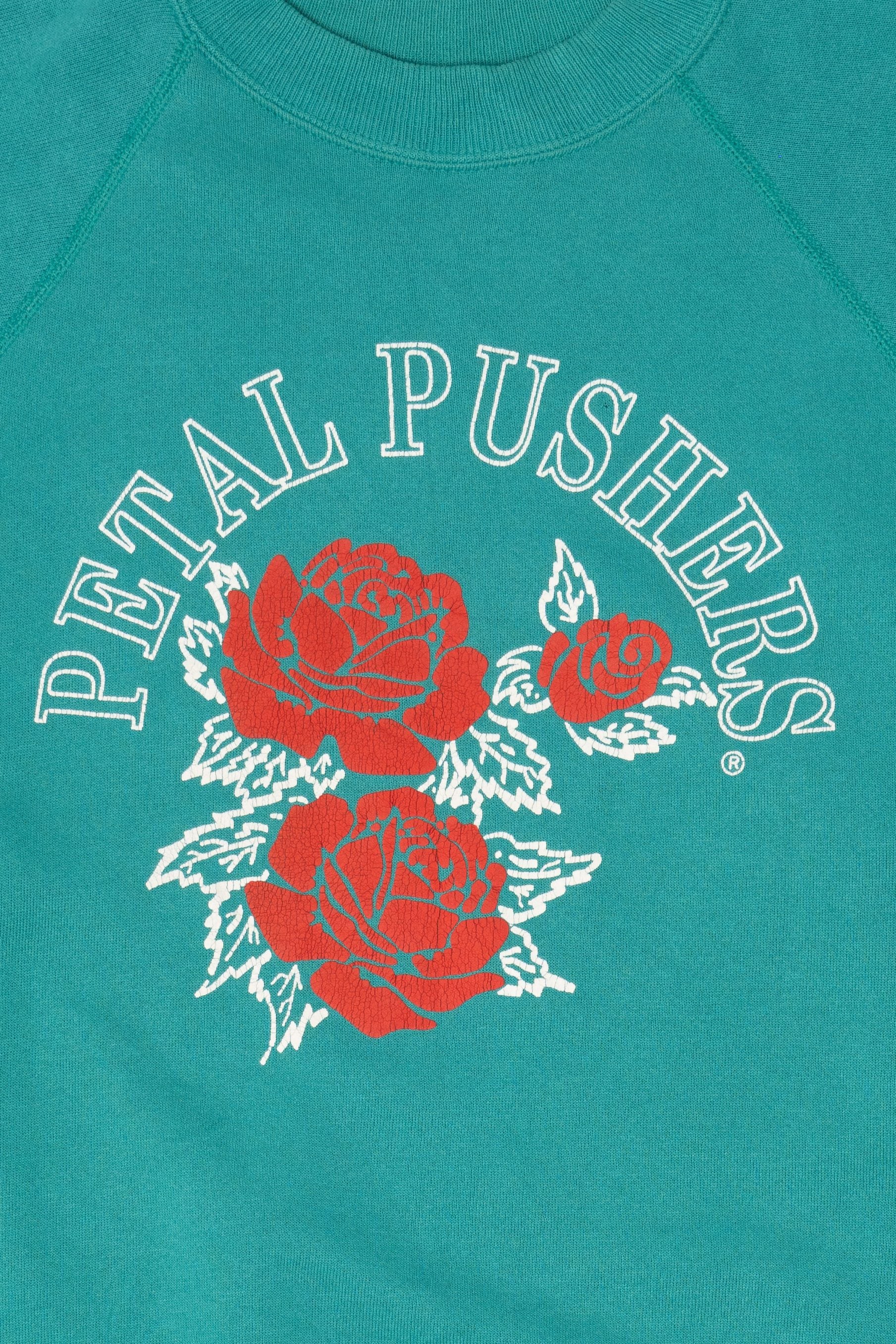 Vintage Petal Pushers Rose Parade Lutheran Hour Raglan Sweatshirt (1990s)