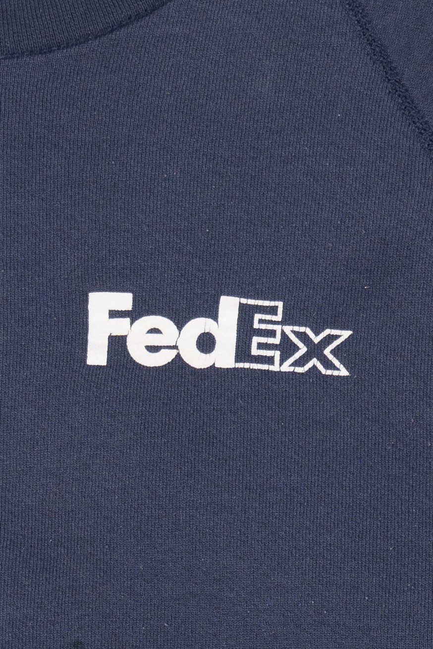 Vintage FedEx Discus Athletic Raglan Sweatshirt (1990s)