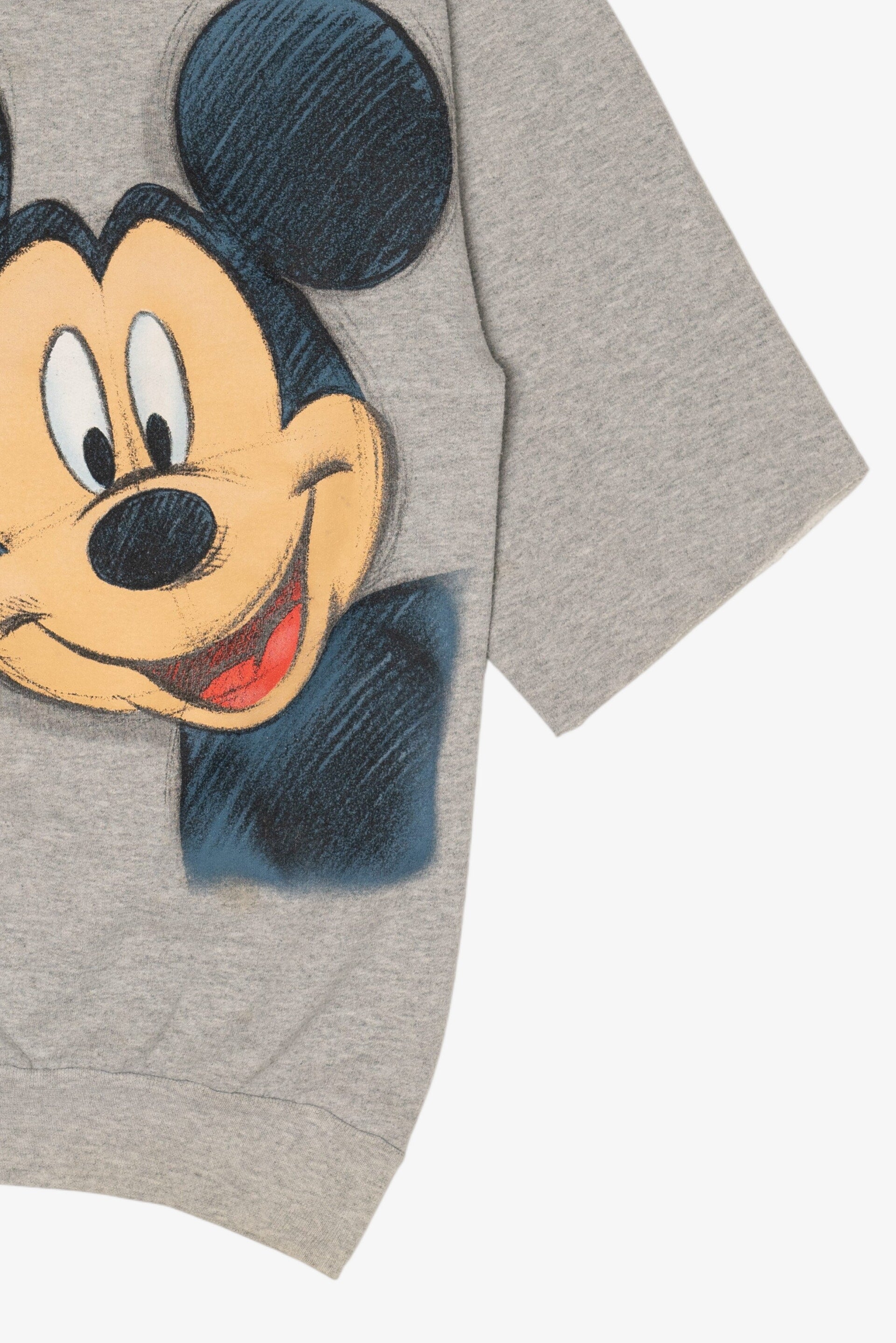 Disneyland Mickey Mouse Cut-Off Sleeves Sweatshirt