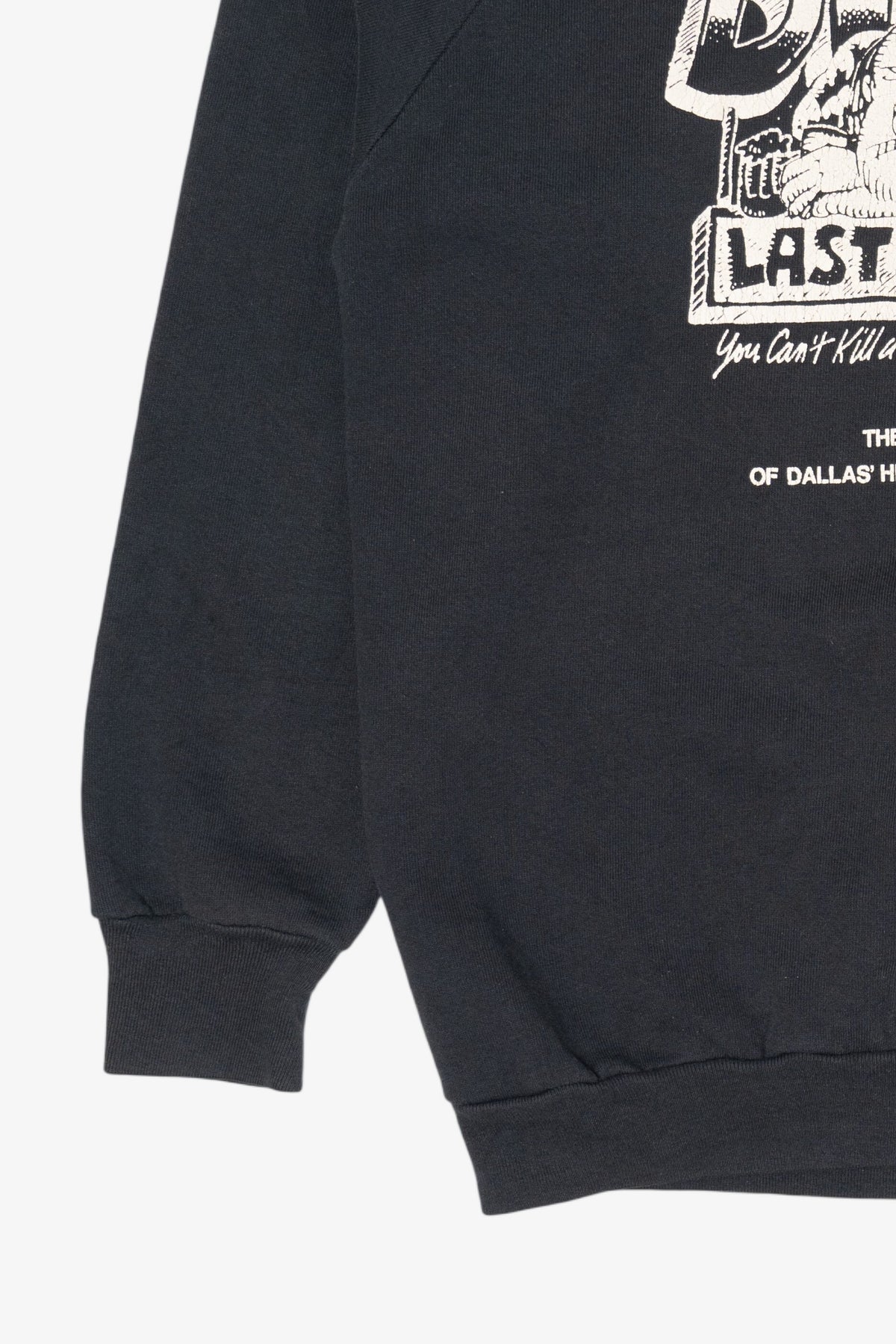 Vintage Dick's Last Resort Dallas' Historic West End Raglan Sweatshirt (1990s)