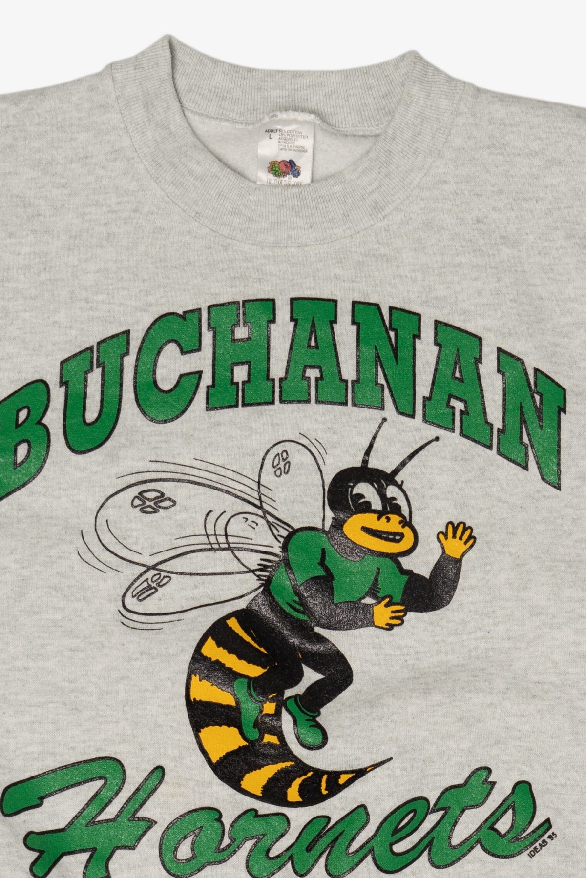 Vintage Gray Buchanan Hornets Sweatshirt (1990s)