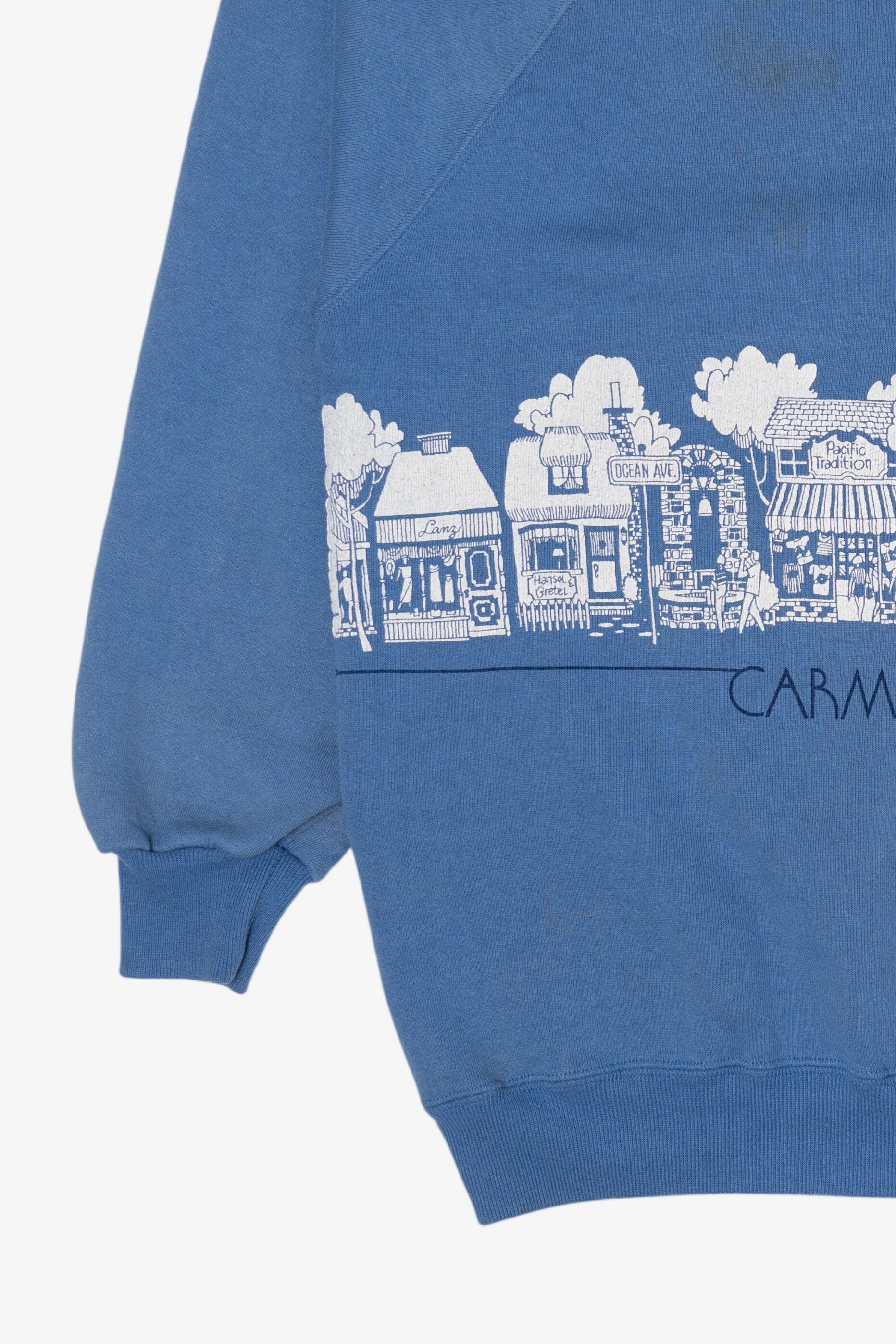 Vintage Carmel By The Sea Wrap Around Raglan Sweatshirt (1990s)