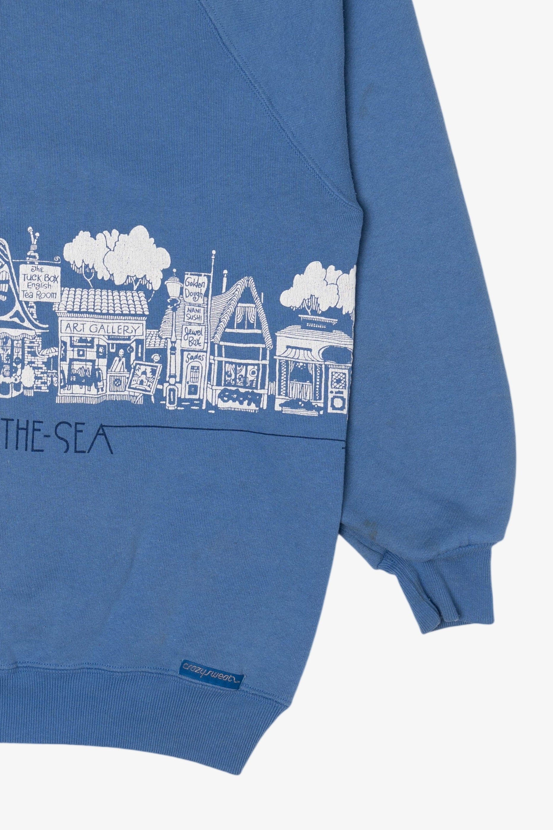 Vintage Carmel By The Sea Wrap Around Raglan Sweatshirt (1990s)