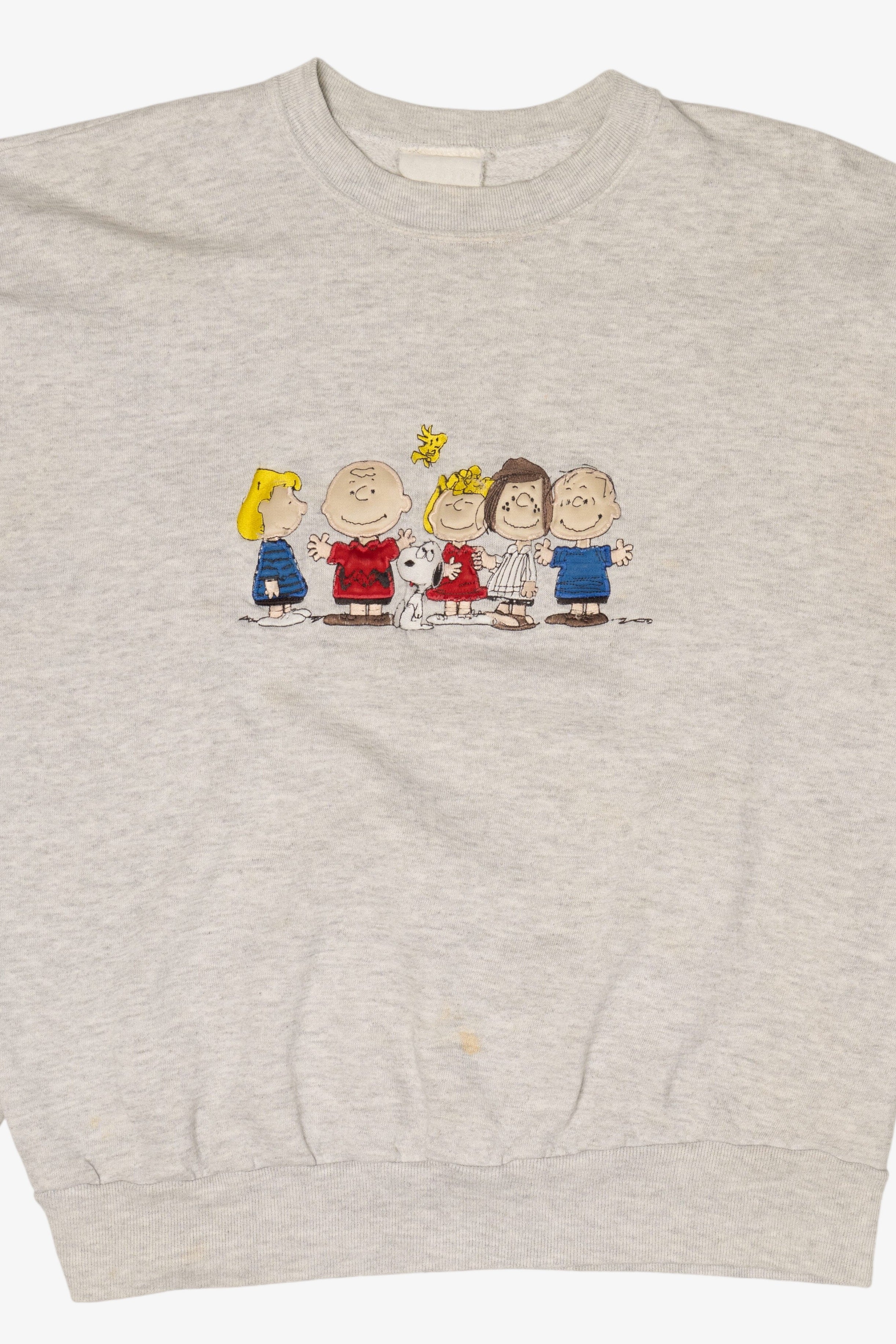 Vintage Embroidered Peanuts Gang Sweatshirt (1990s)