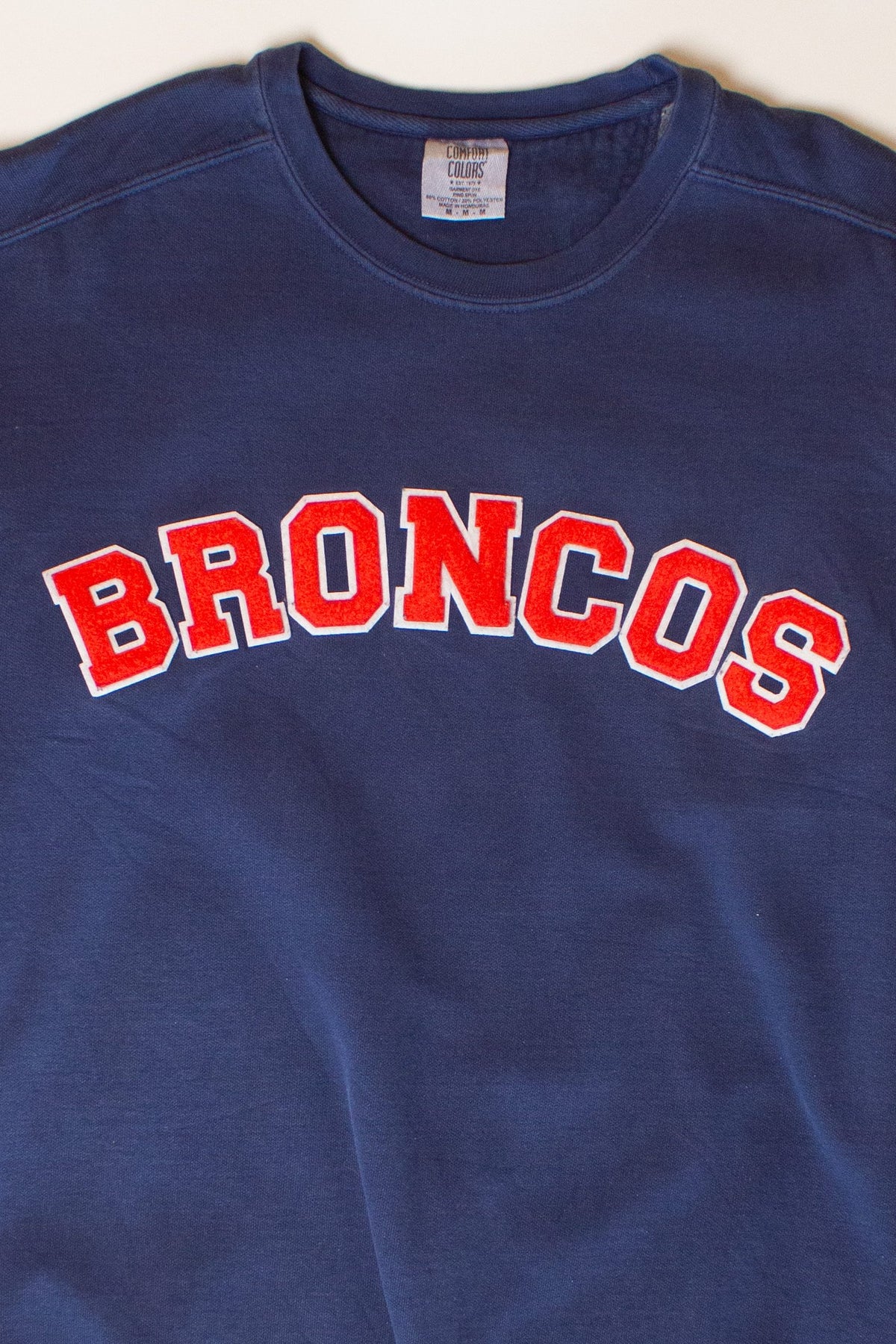 Broncos Block Letter Applique Sweatshirt (2010s)