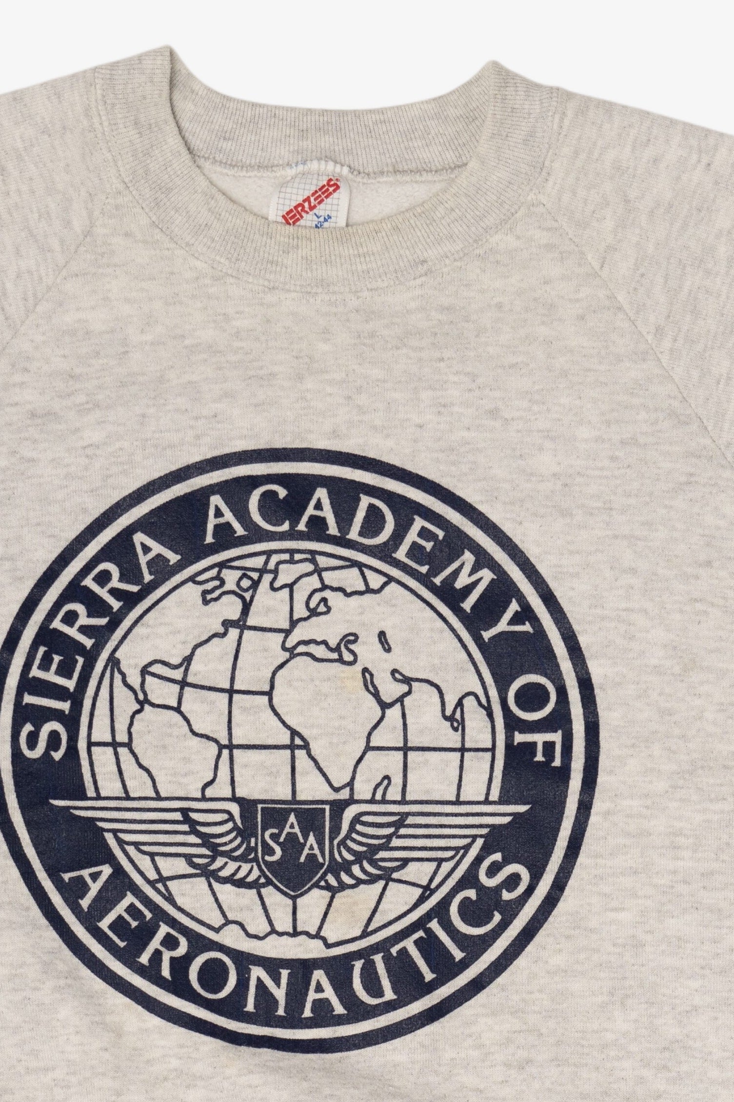 Vintage Sierra Academy Of Aeronautics Raglan Sweatshirt (1990s)