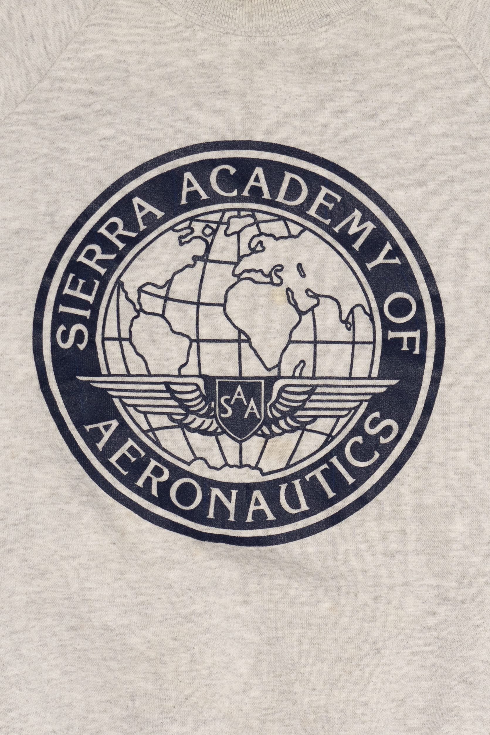 Vintage Sierra Academy Of Aeronautics Raglan Sweatshirt (1990s)