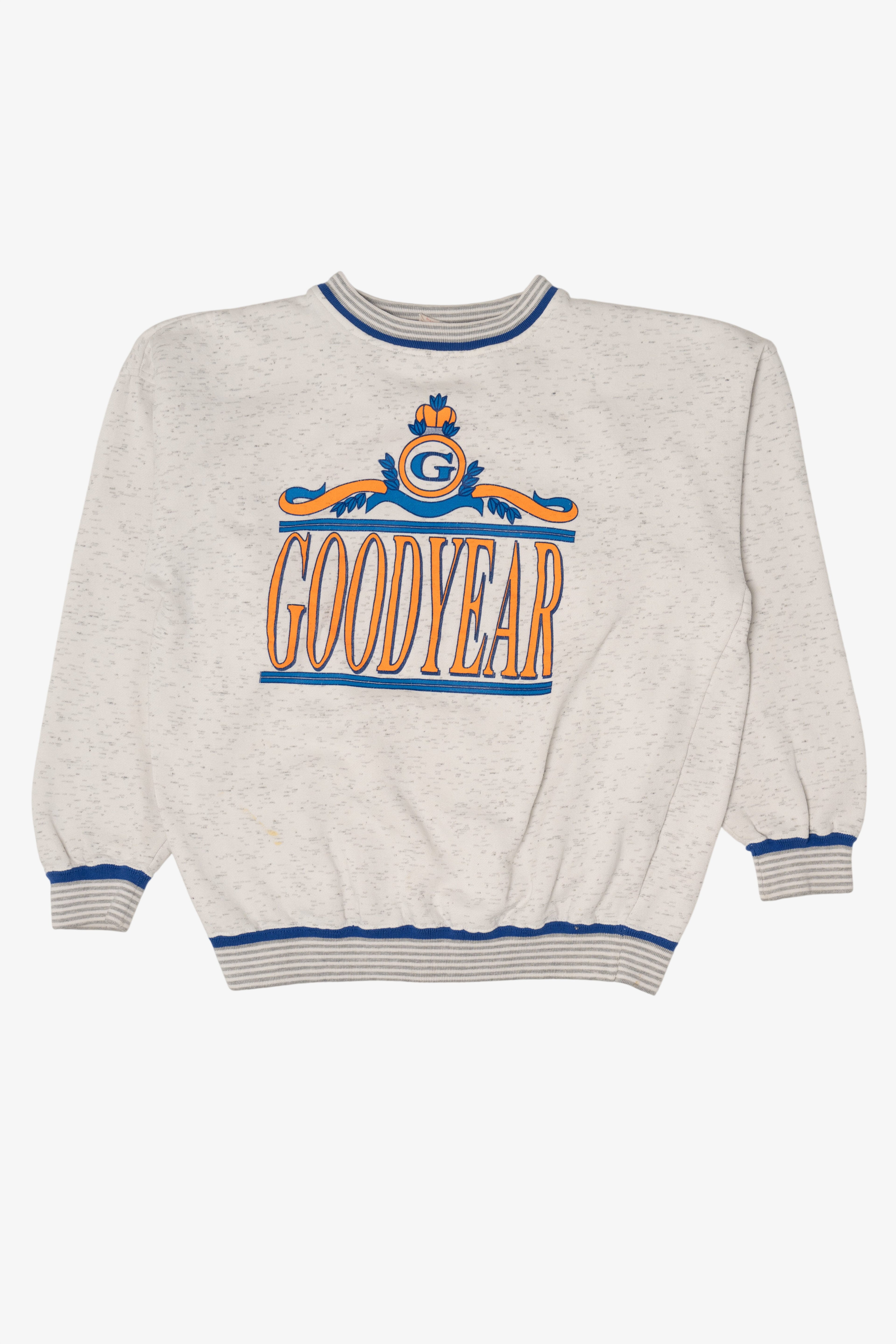 Vintage Light Gray Goodyear Sweatshirt (1990s)