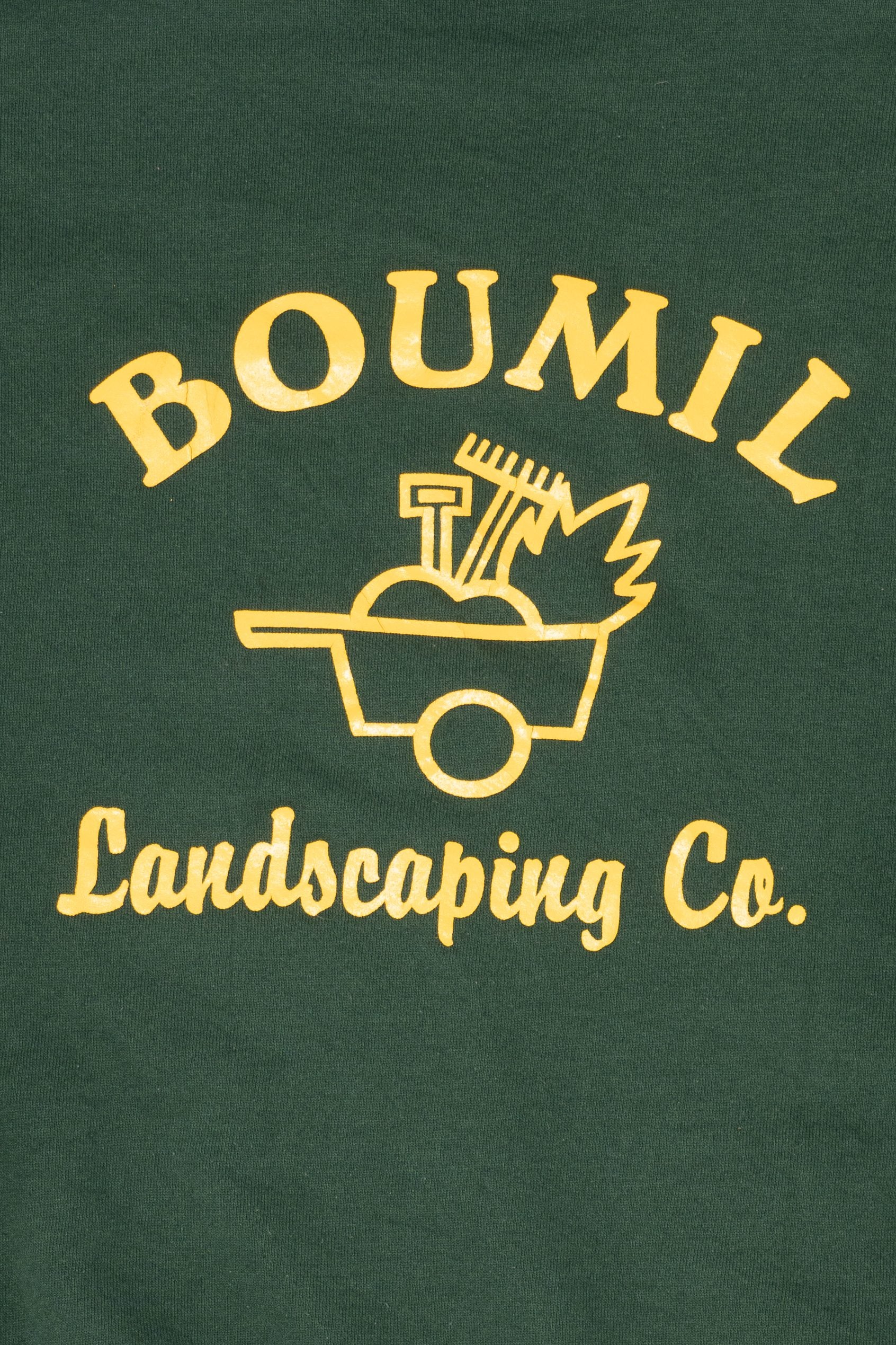Vintage Green Boumil Landscaping Co. Sweatshirt (1990s)