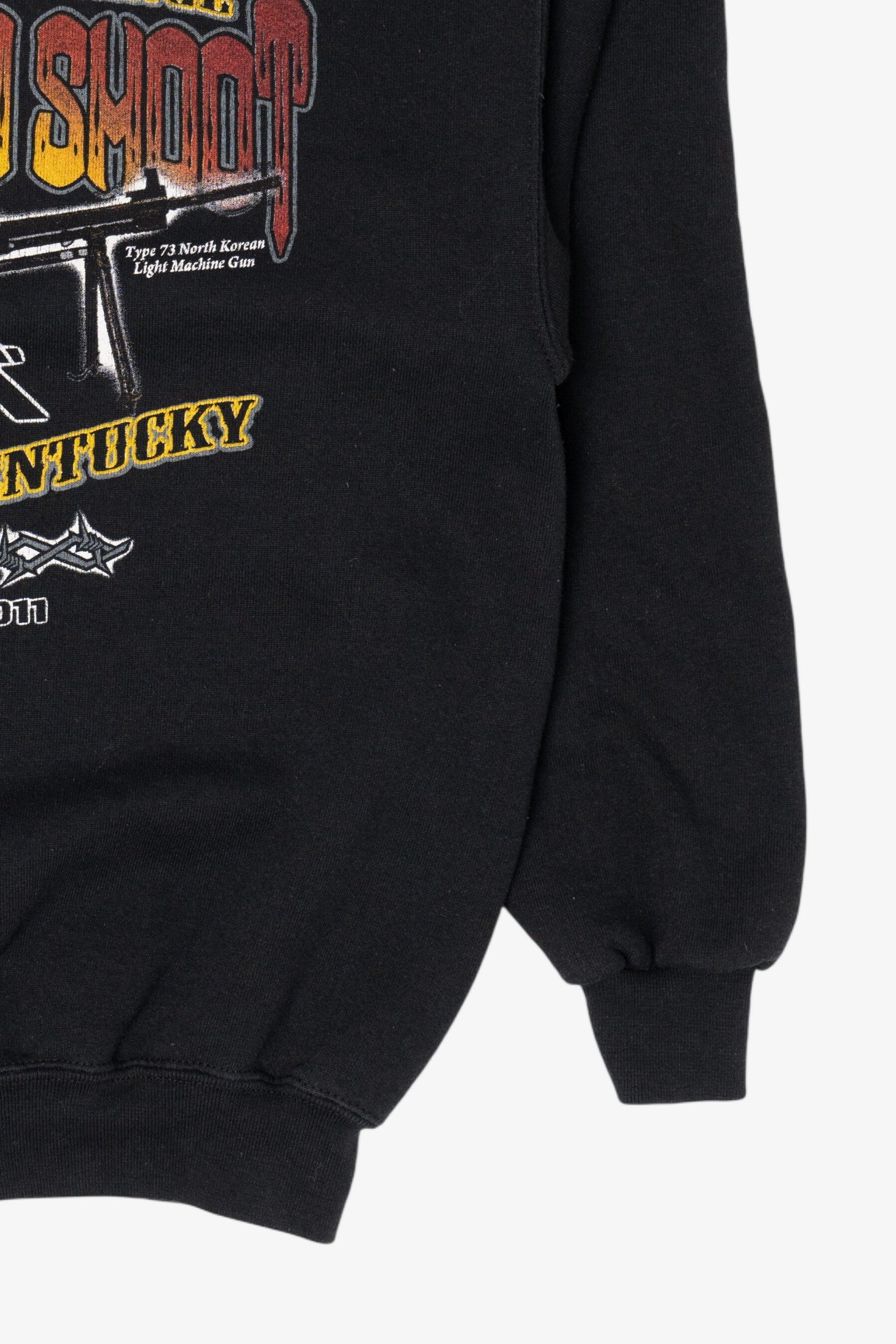 Knob Creek Gun Range Machine Gun Shoot Kentucky Sweatshirt (2010s)