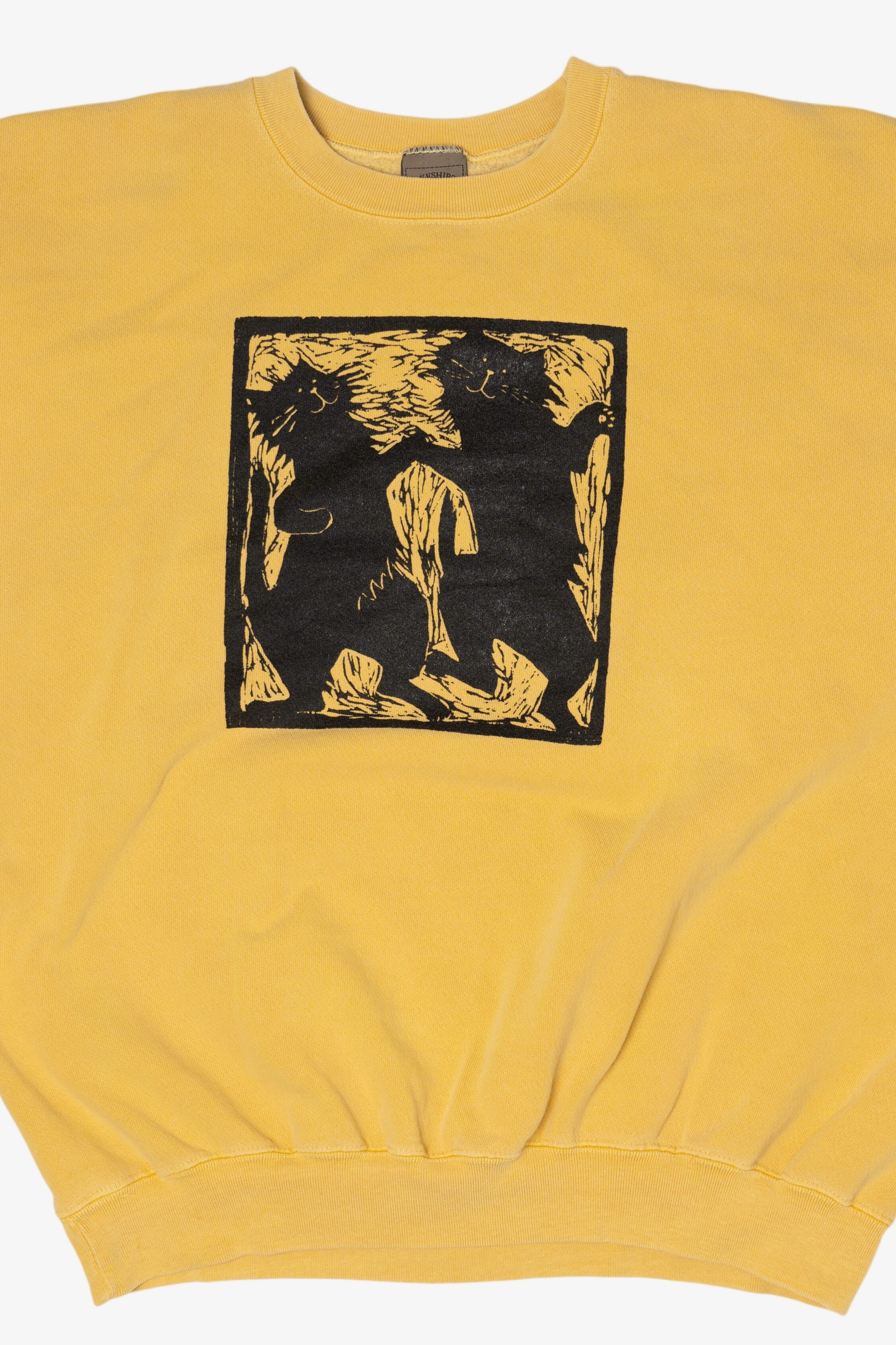 Yellow 2 Cats Bay Harbor Sweatshirt (2010s)