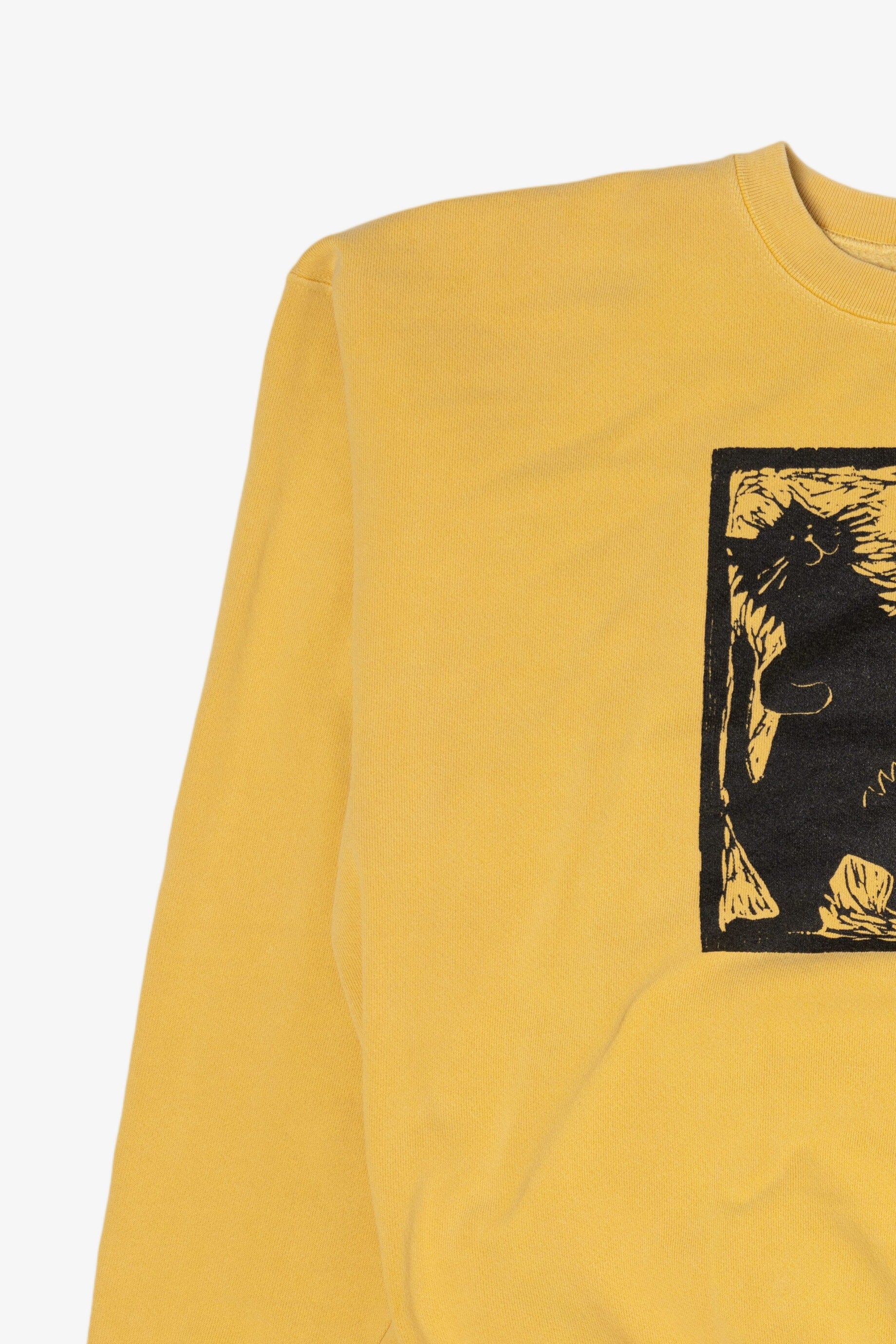 Yellow 2 Cats Bay Harbor Sweatshirt (2010s)