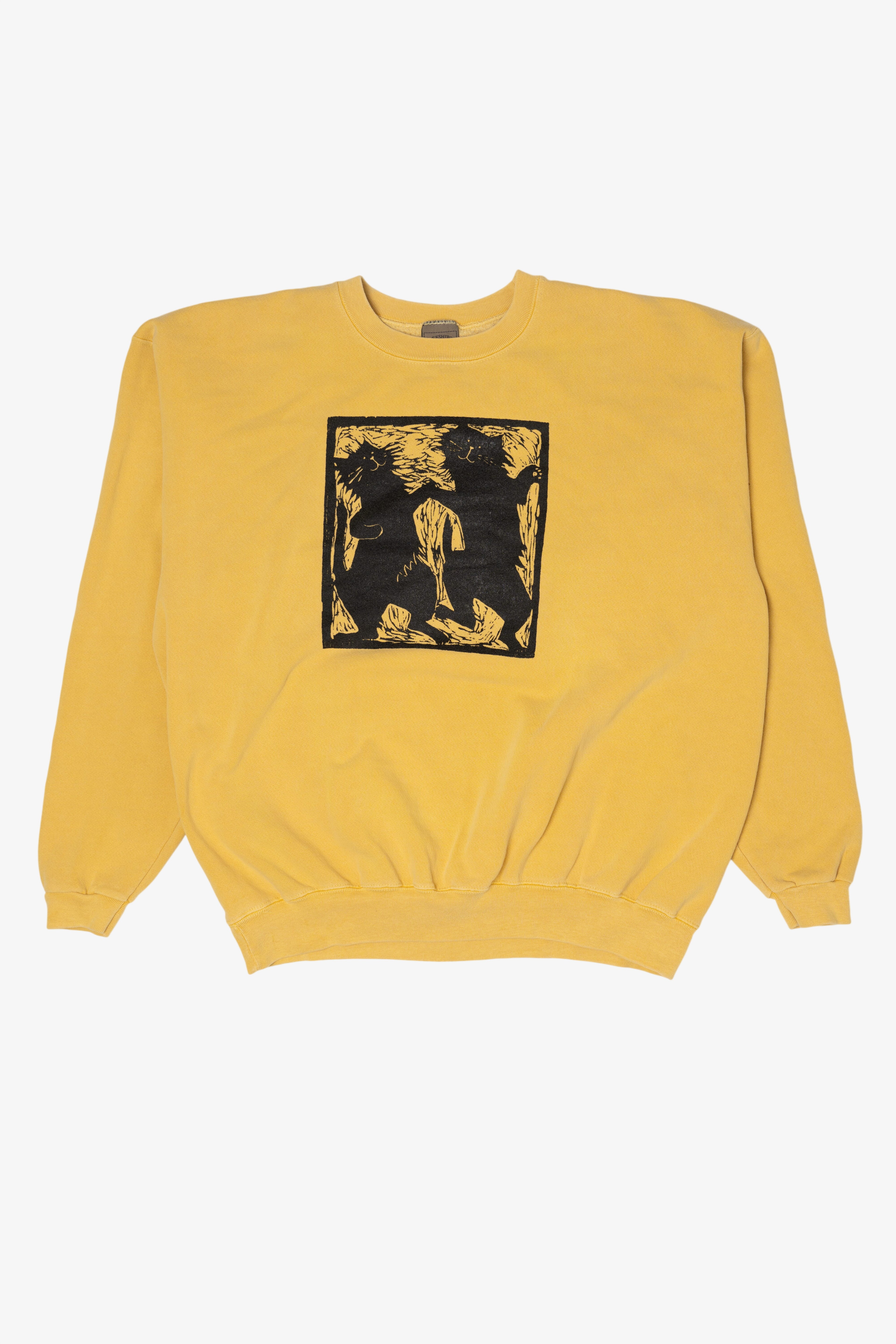 Yellow 2 Cats Bay Harbor Sweatshirt (2010s)