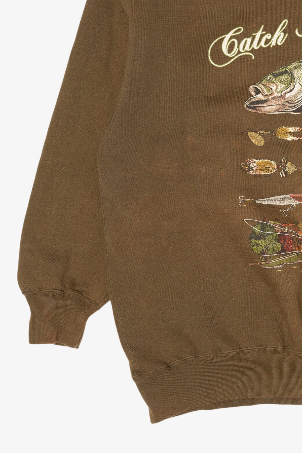 Vintage "Catch And Release" Fishing Sweatshirt (1990s)