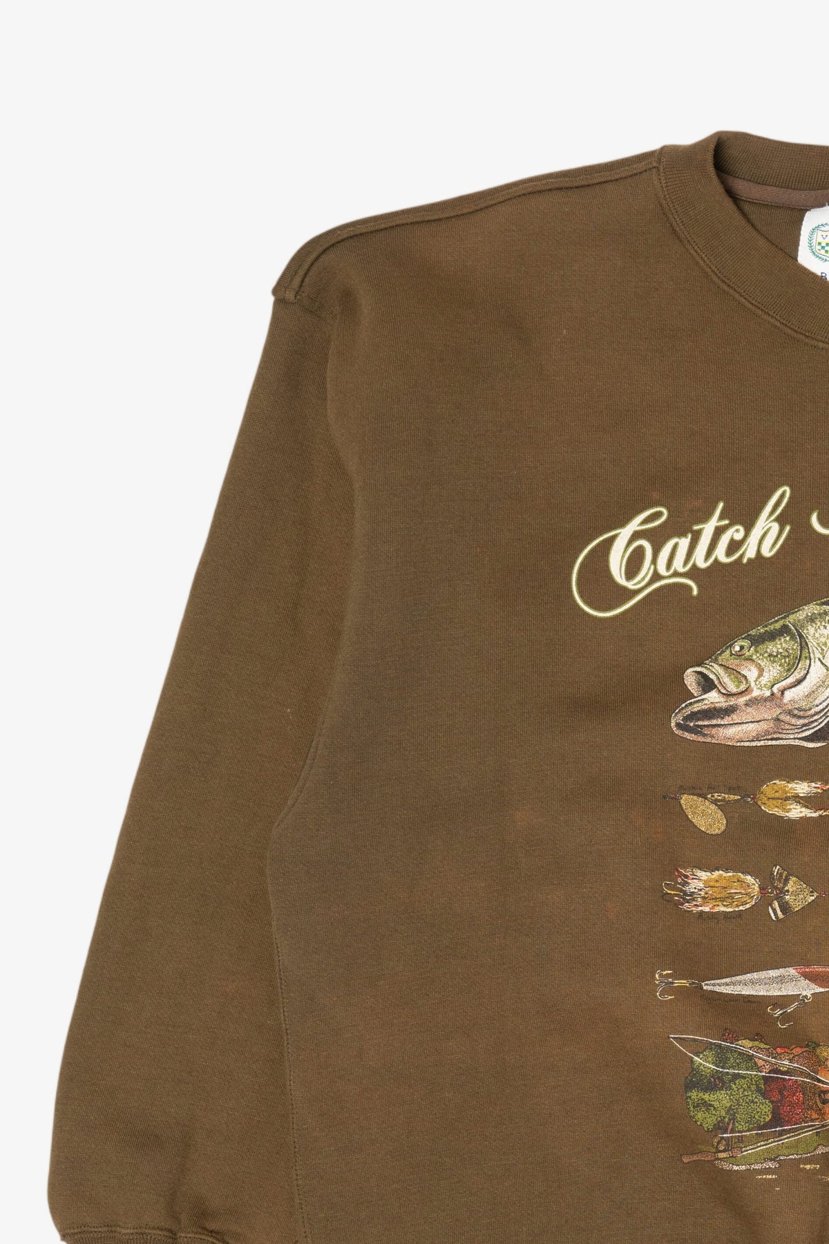 Vintage "Catch And Release" Fishing Sweatshirt (1990s)