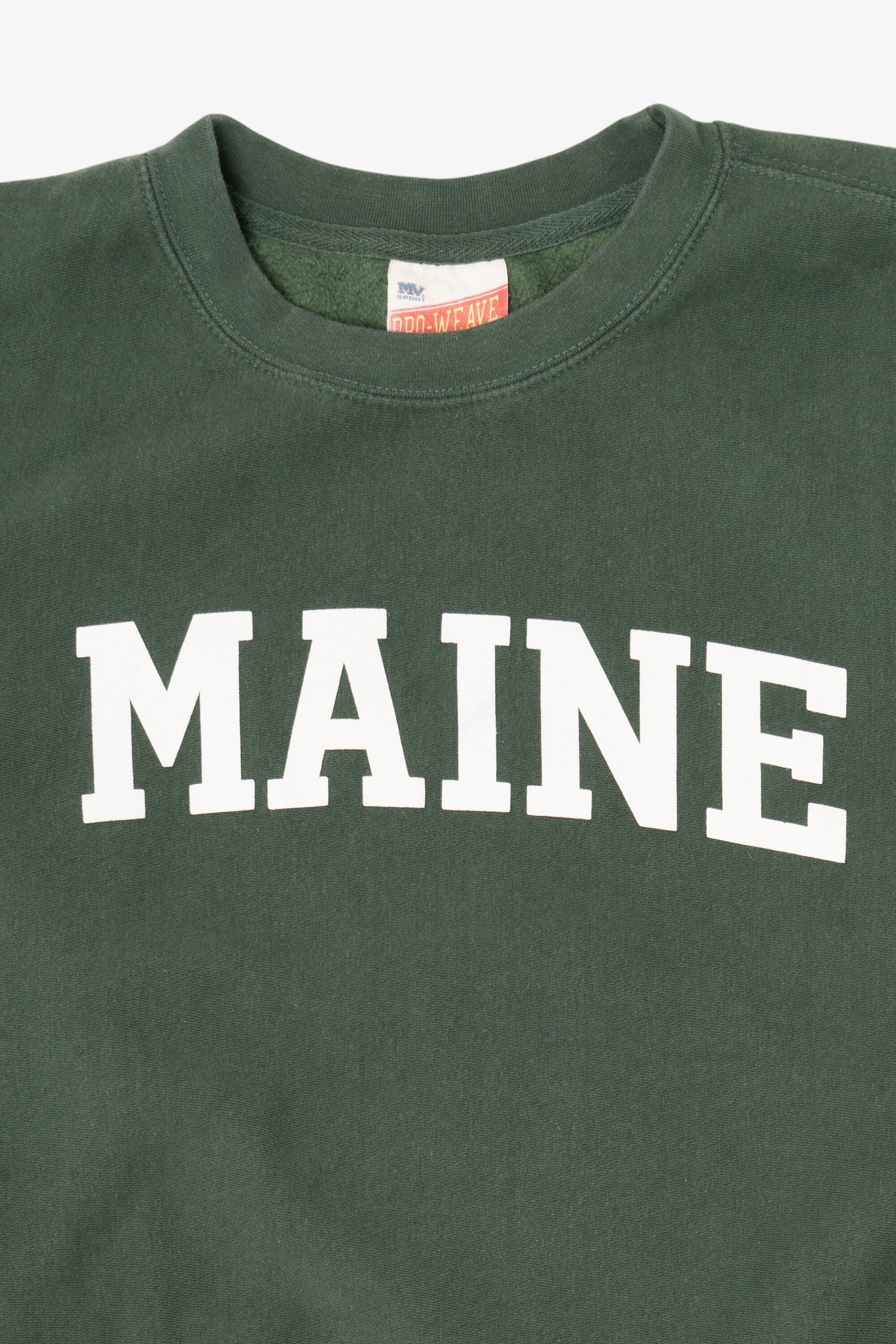 Vintage Green "Maine" MV Sport Sweatshirt (1990s)