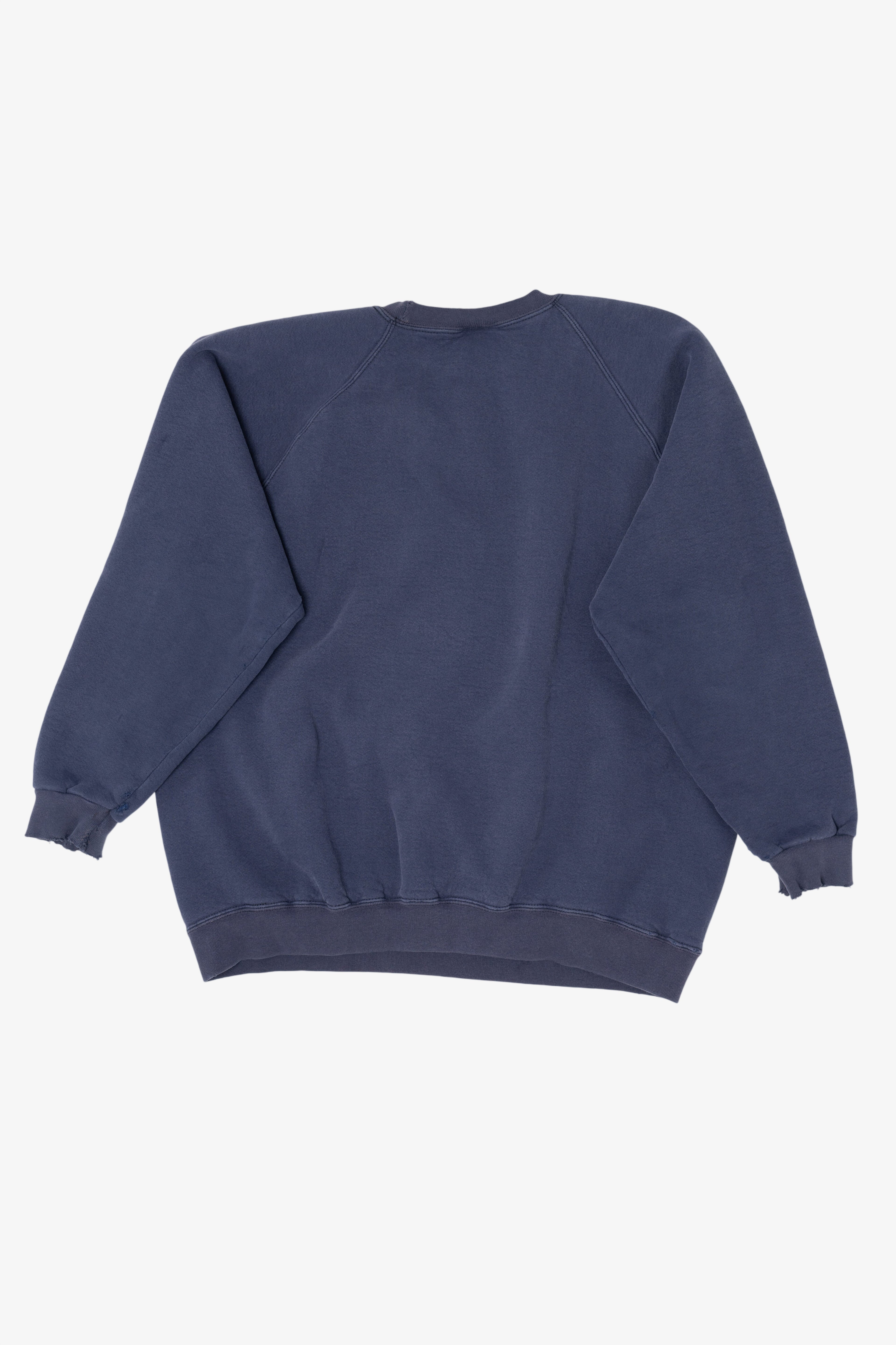 Vintage Navy Blue Adidas Raglan Sweatshirt (1990s)